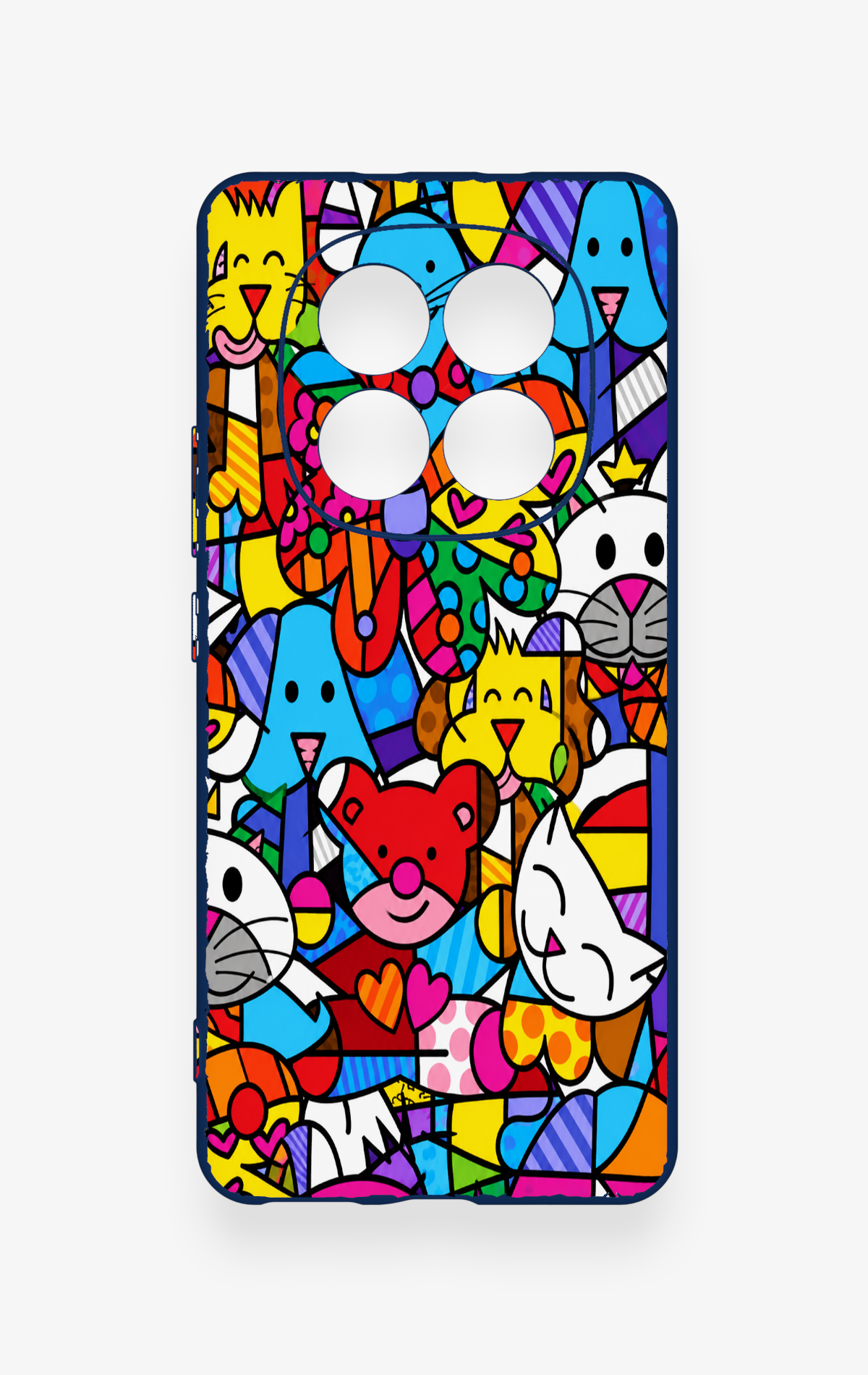 REDMİ NOTE 15 4G Uyumlu Britto Garden Desenli Silikon Kılıf