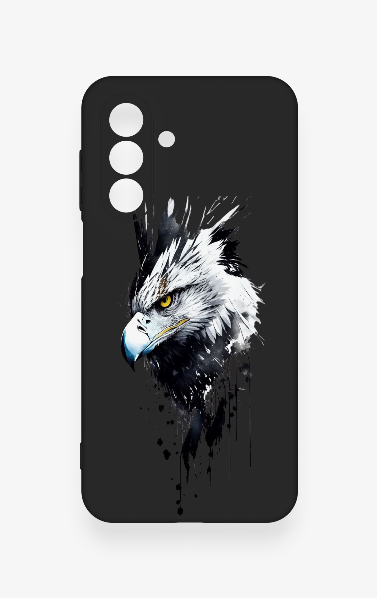 Samsung A17 Uyumlu Bald Eagle Desenli Silikon Kılıf