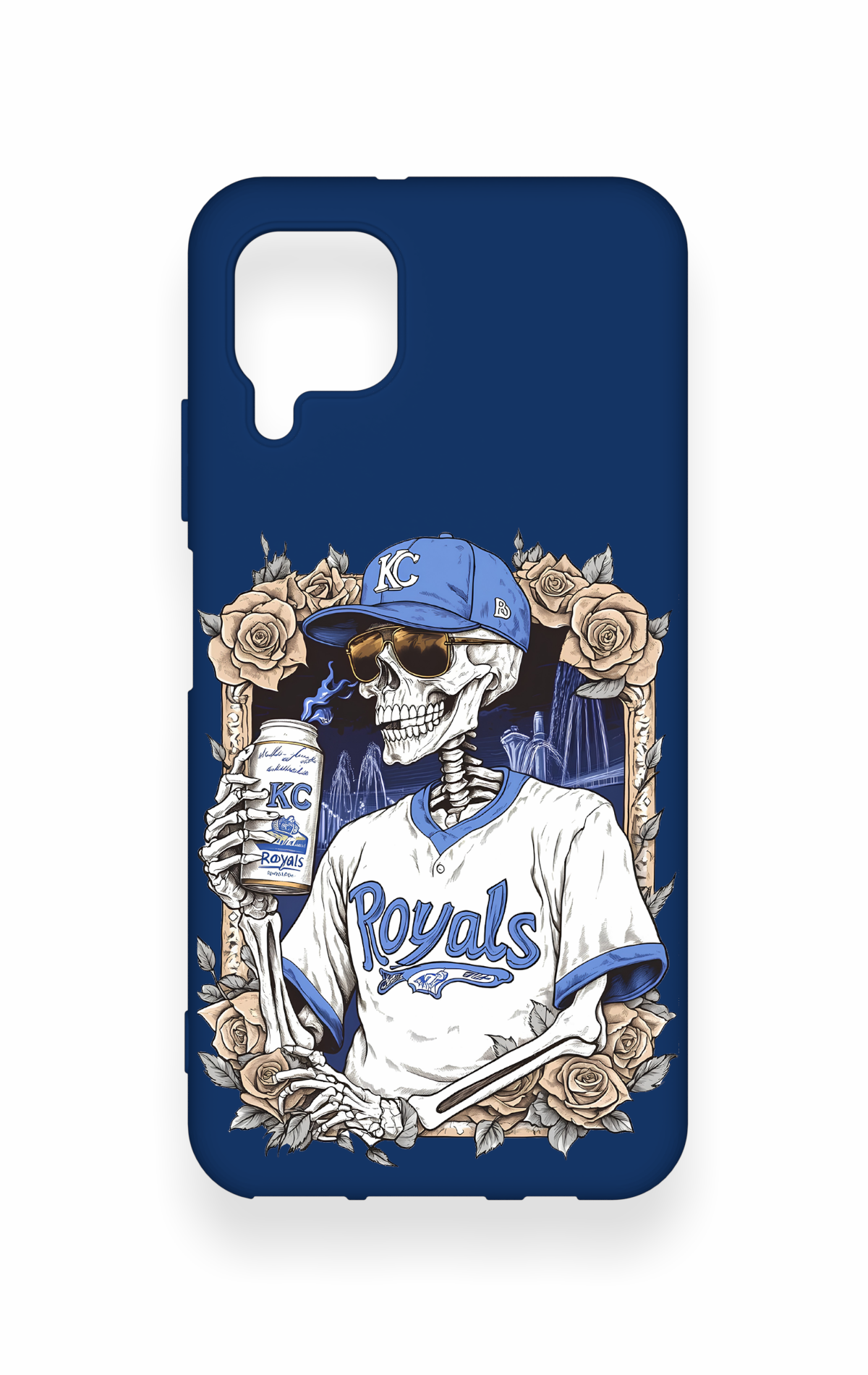 Huawei P40 Lite Uyumlu Royals Desenli Silikon Kılıf