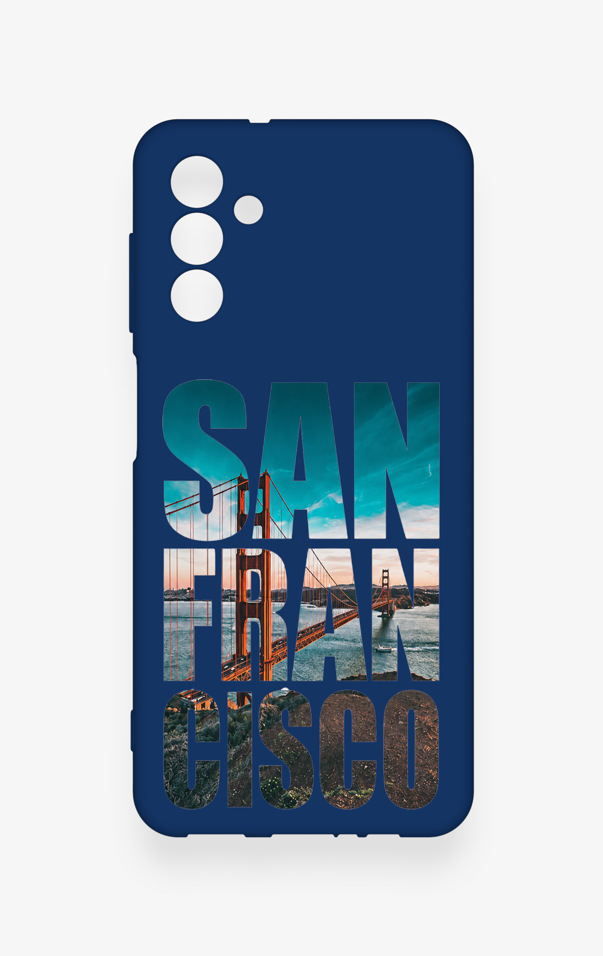 Samsung A04S Uyumlu San Francisco Desenli Silikon Kılıf