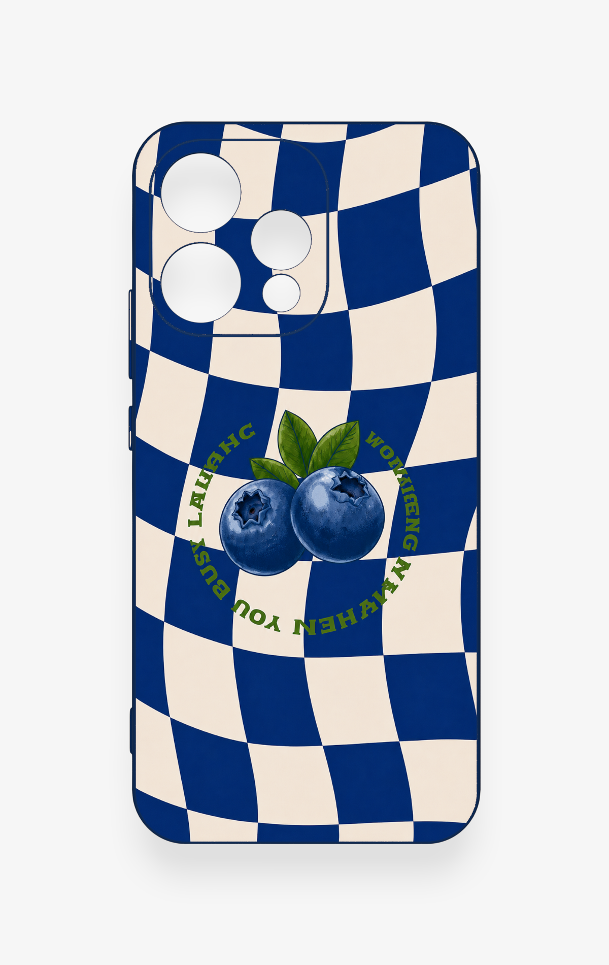 Oppo Reno 15 5G Uyumlu Yaban Mersini Desenli Silikon Kılıf