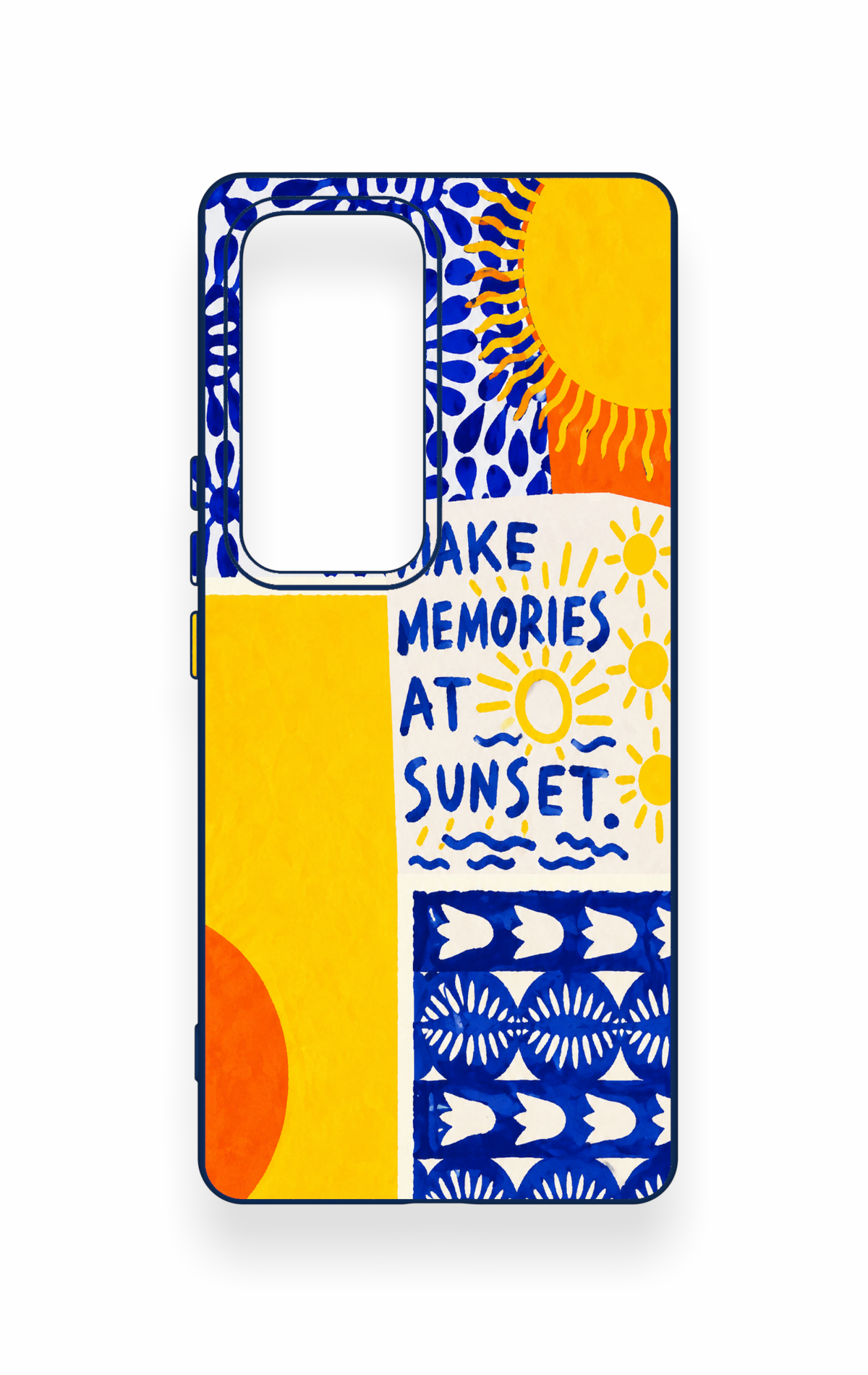 Vivo V30 Uyumlu Sunset Desenli Silikon Kılıf