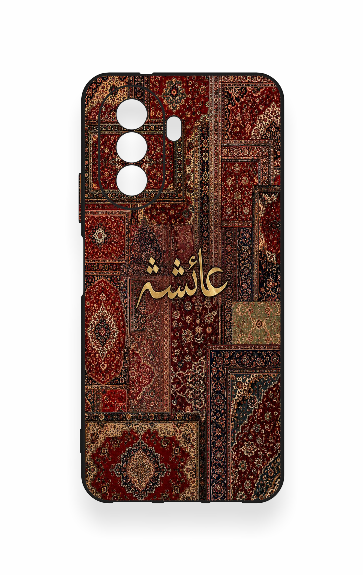 Huawei Nova Y70 Uyumlu Vintage Halı Desenli Silikon Kılıf