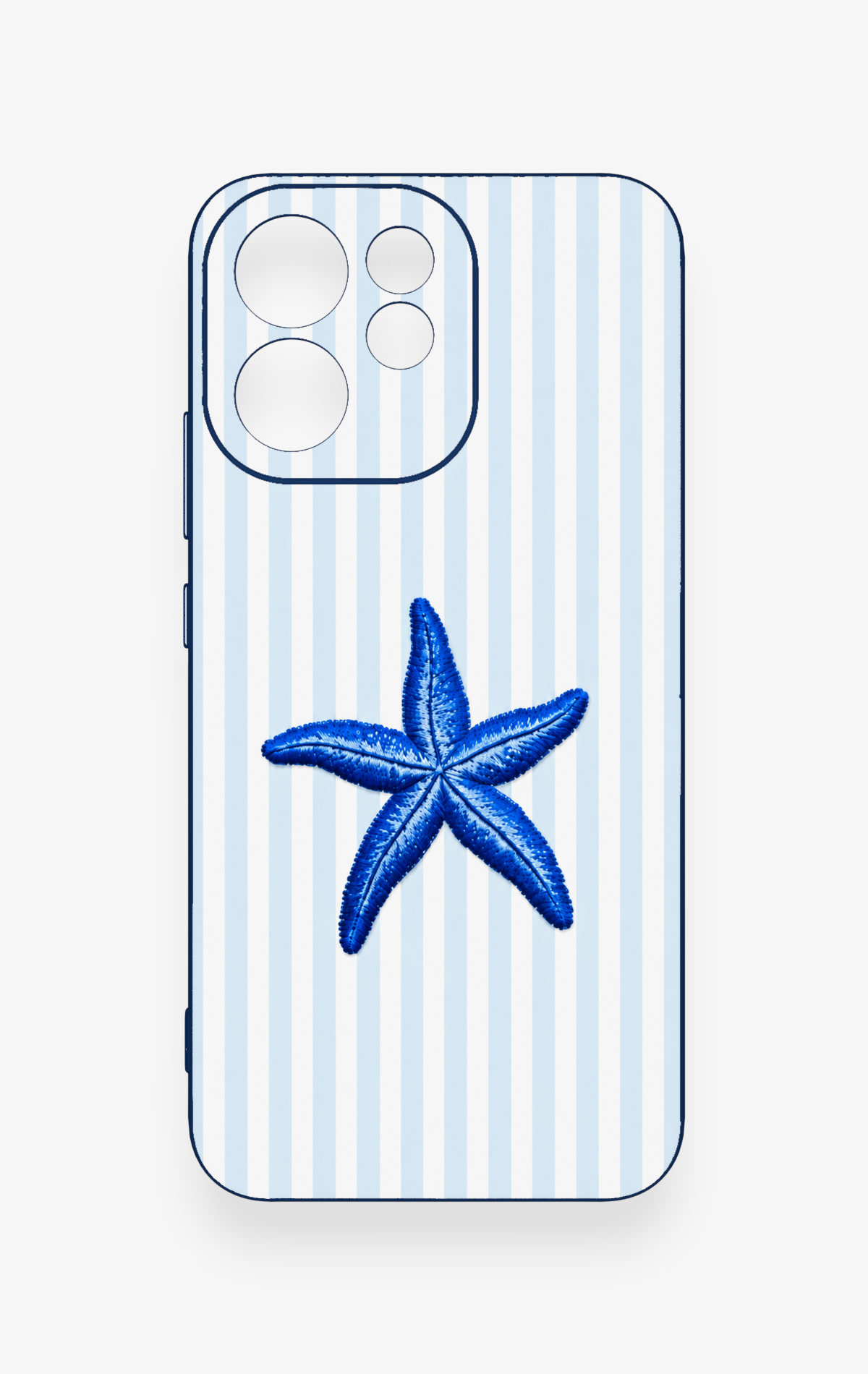 Oppo Reno 15F Uyumlu Mavi Deniz Yıldızı Desenli Silikon Kılıf