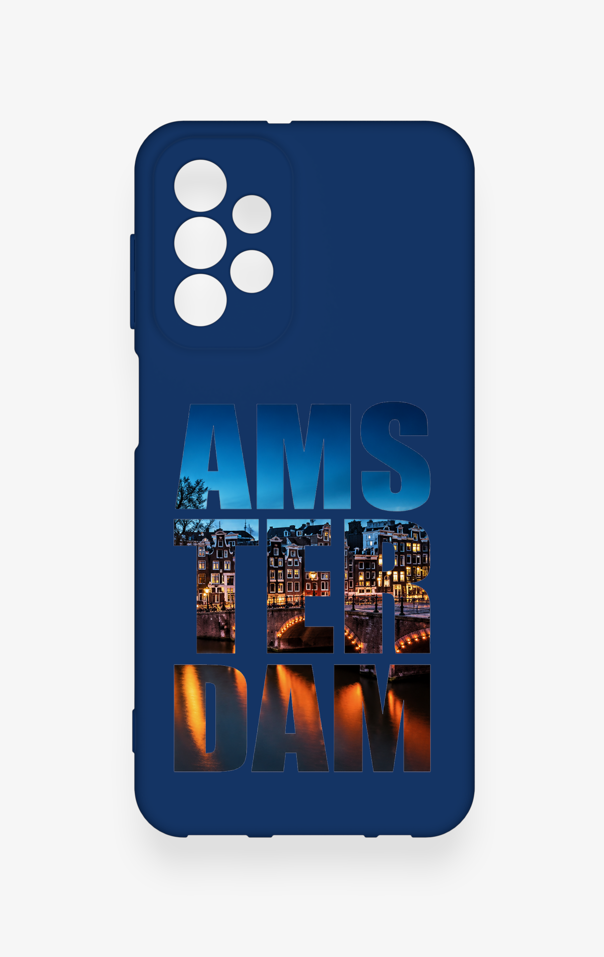 Samsung A23 Uyumlu Amsterdam Desenli Silikon Kılıf