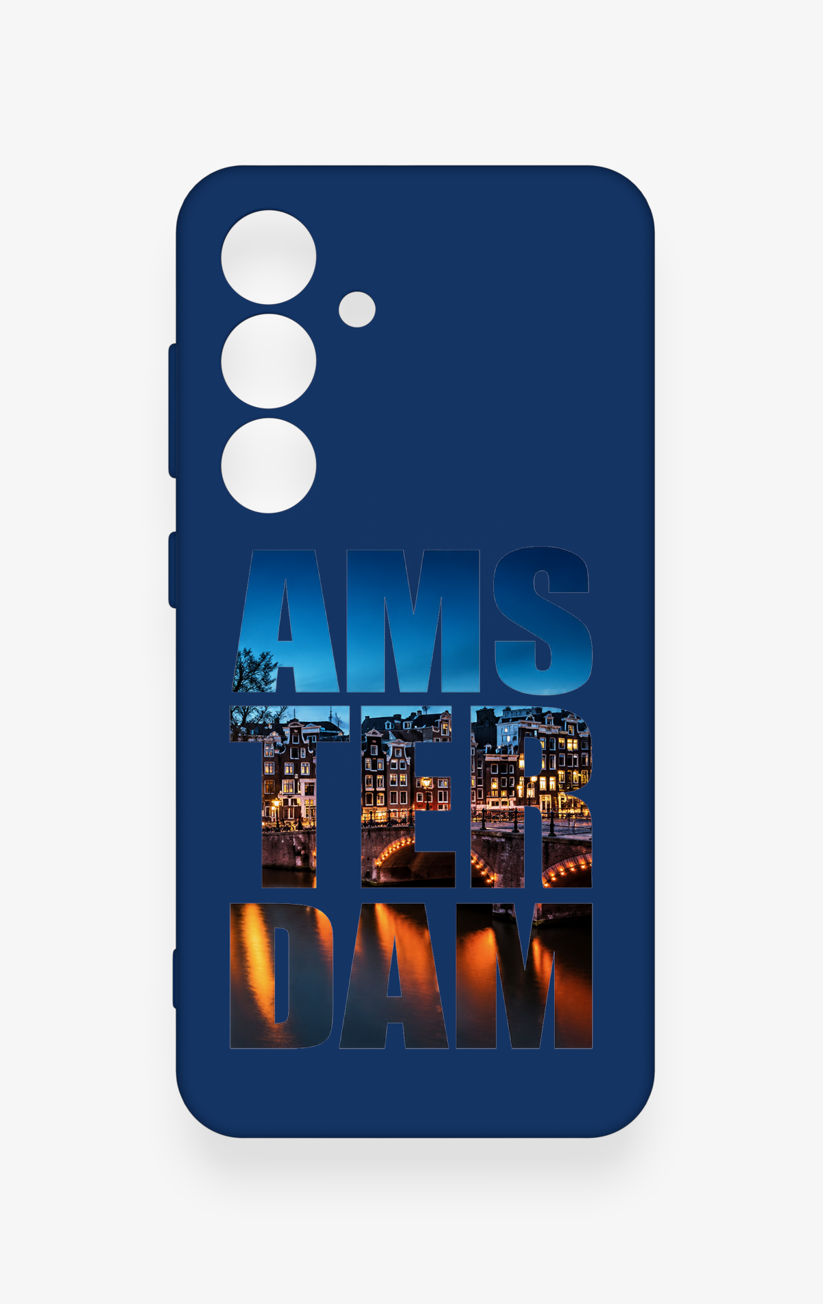 Samsung S24 Uyumlu Amsterdam Desenli Silikon Kılıf