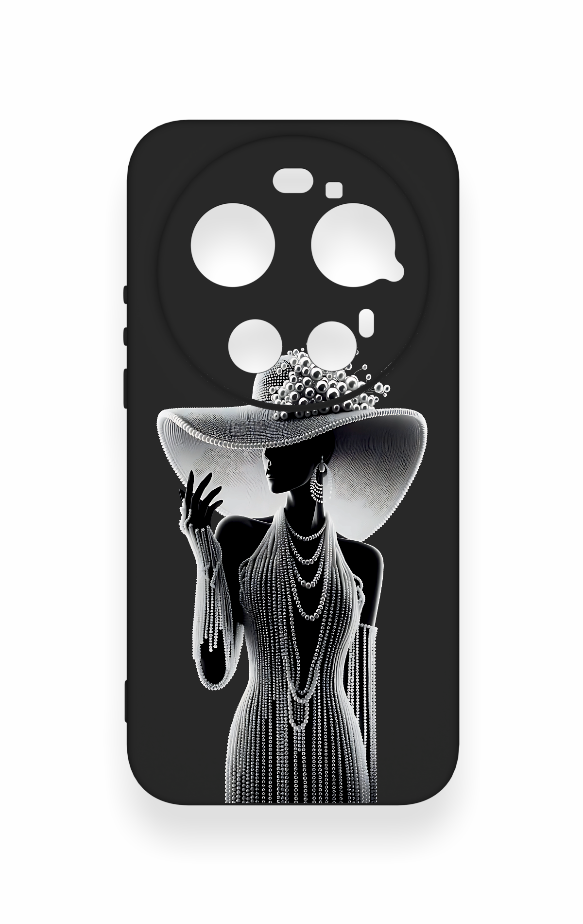 Xiaomi Mi 17 Ultra Uyumlu Lady Desenli Silikon Kılıf