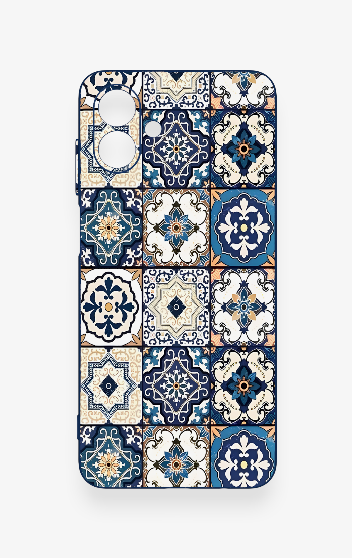 Samsung A07 Uyumlu Mozaik Çini Desenli Silikon Kılıf