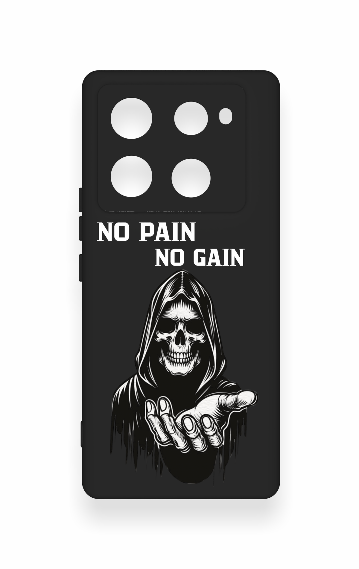 İnfinix Note 40 Pro Uyumlu No Pain No Gain Desenli Silikon Kılıf