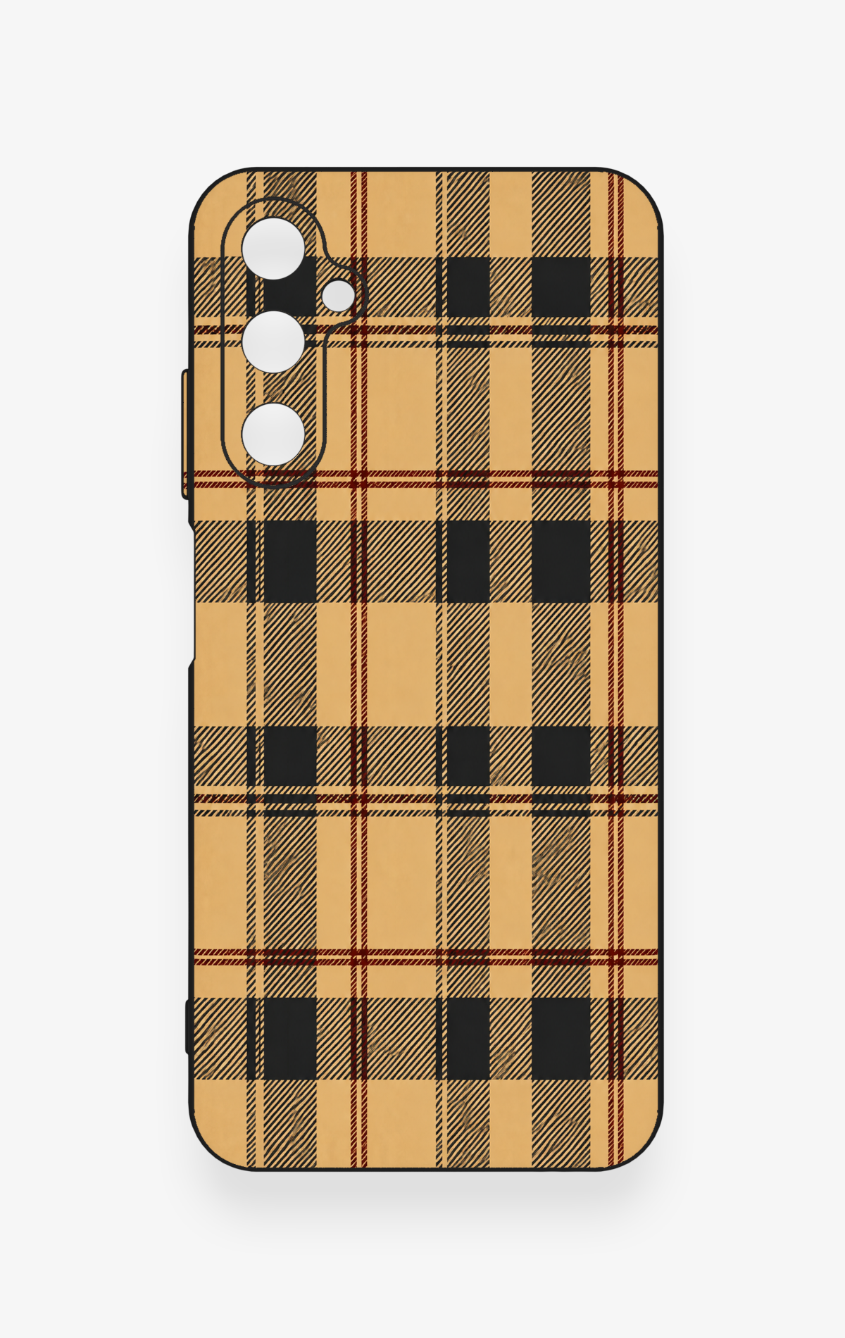 Samsung A05s Uyumlu Burberry Ekose Desenli Silikon Kılıf