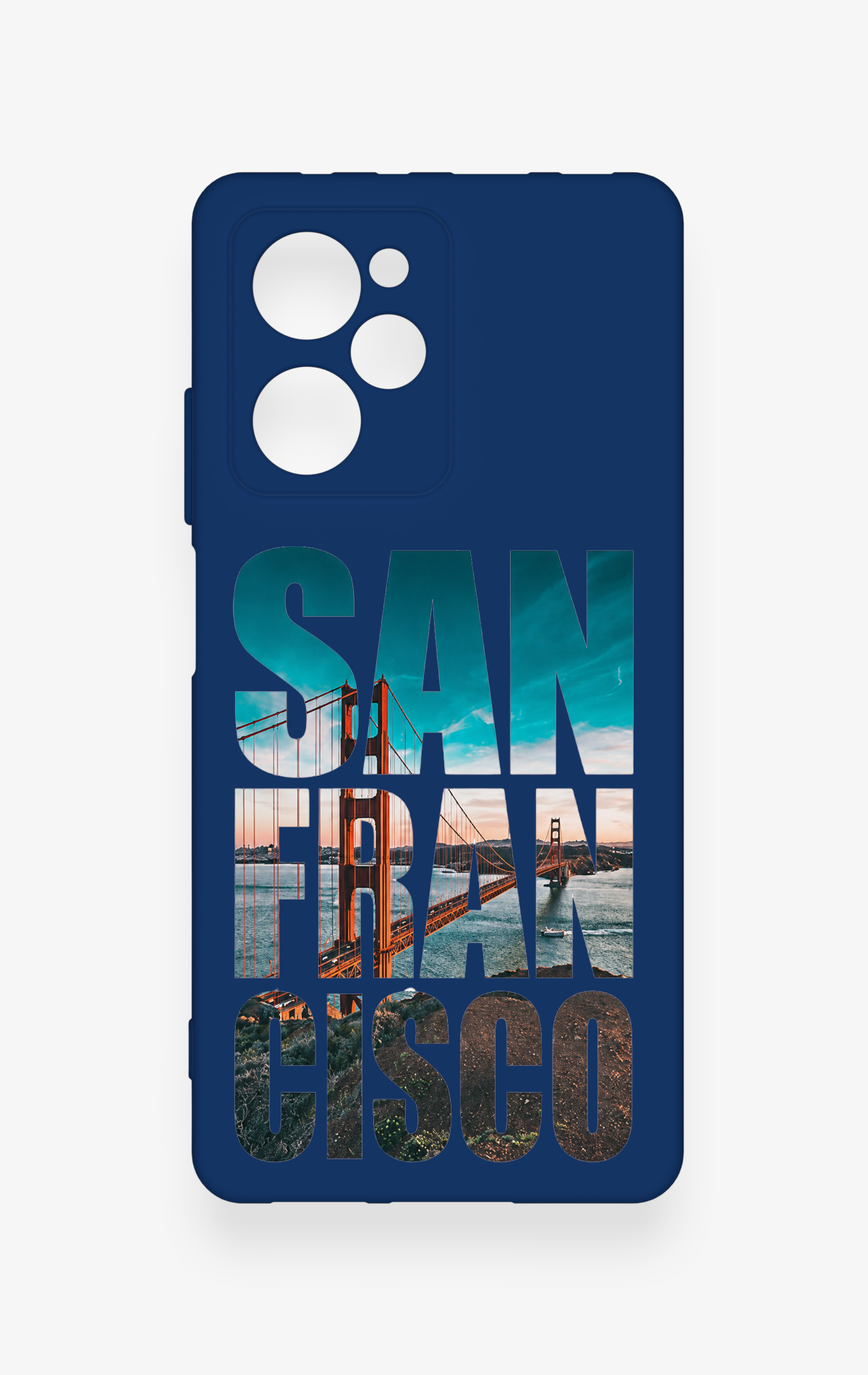 Poco X5 Pro Uyumlu San Francisco Desenli Silikon Kılıf