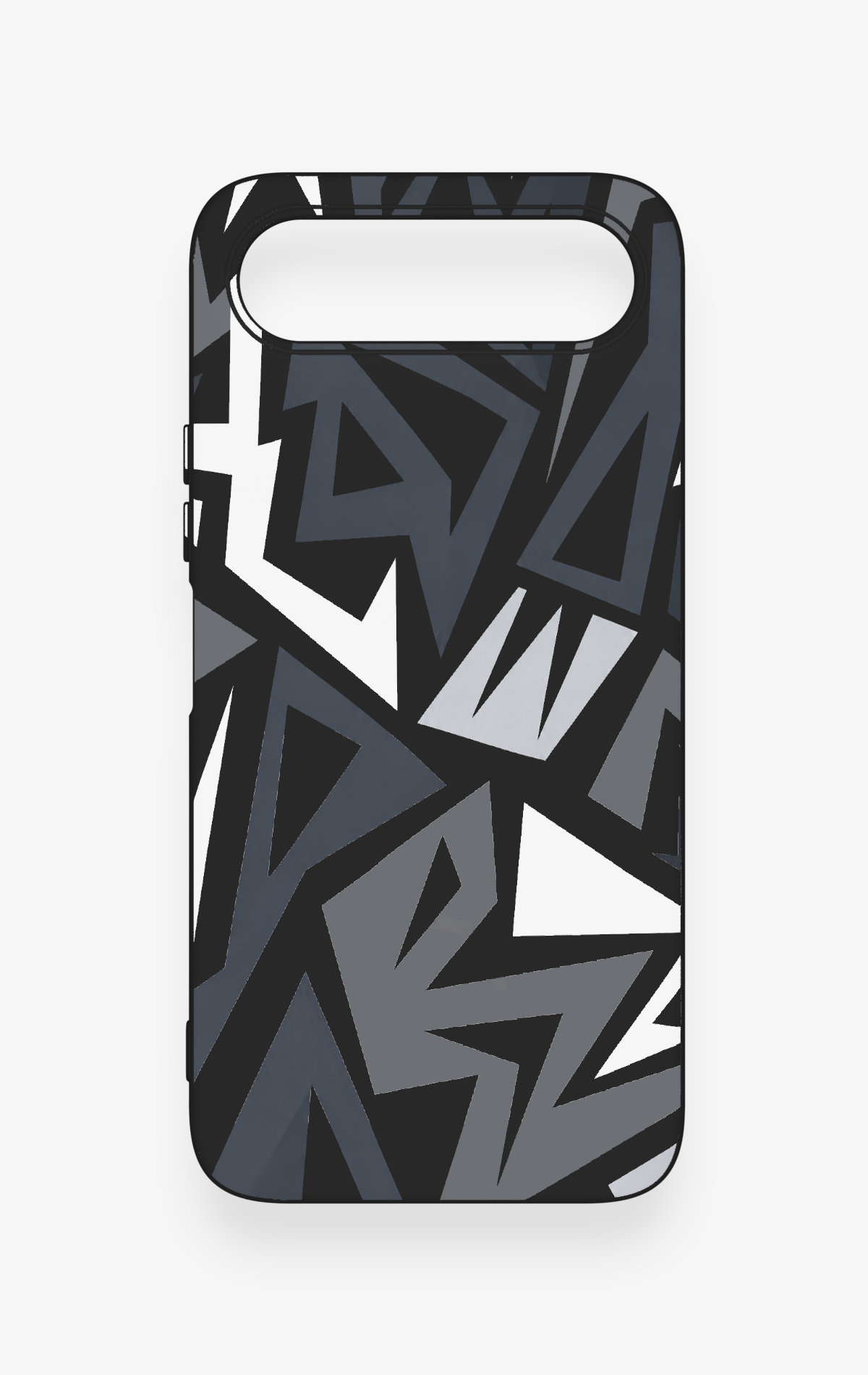 Tecno Spark 50 5G Uyumlu Geometrik Blok Desenli Silikon Kılıf