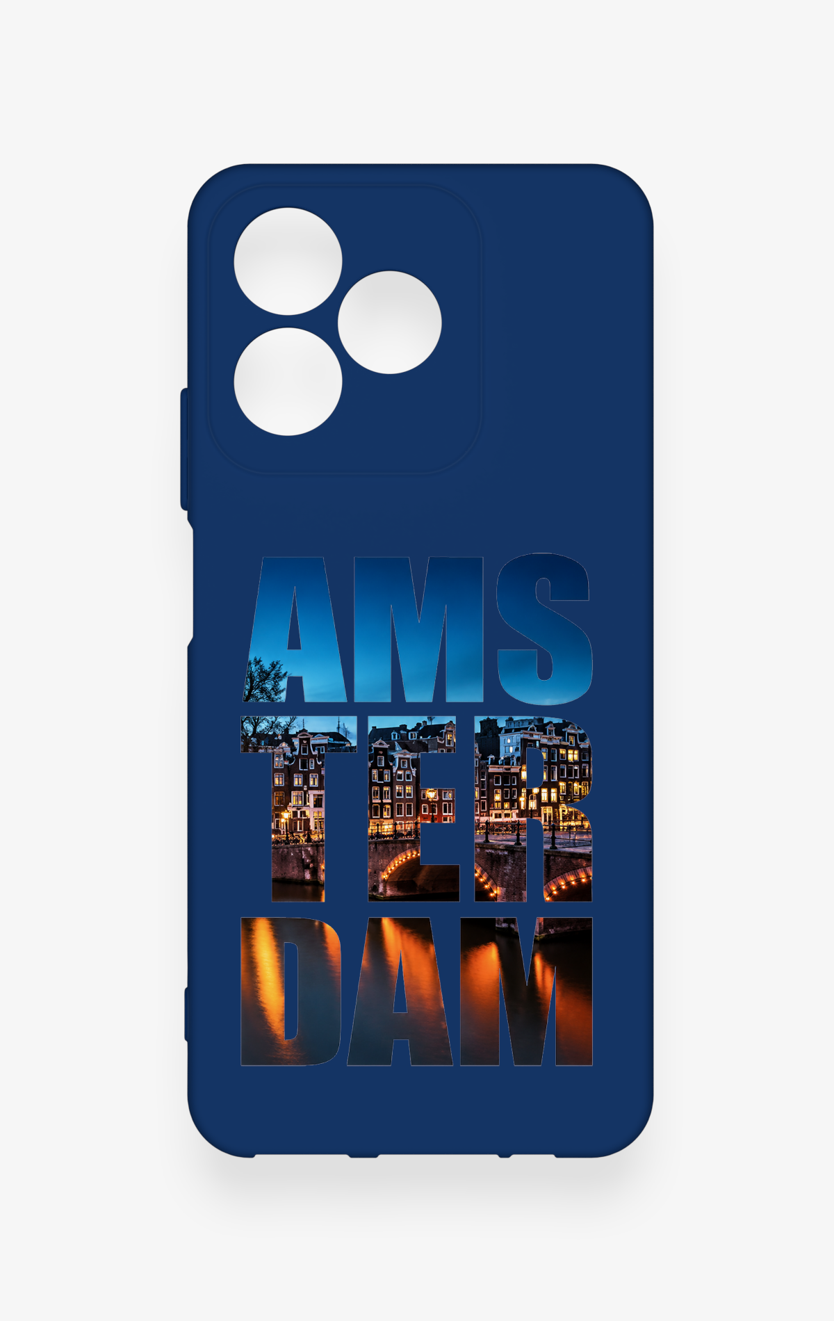 Realme C53 Uyumlu Amsterdam Desenli Silikon Kılıf