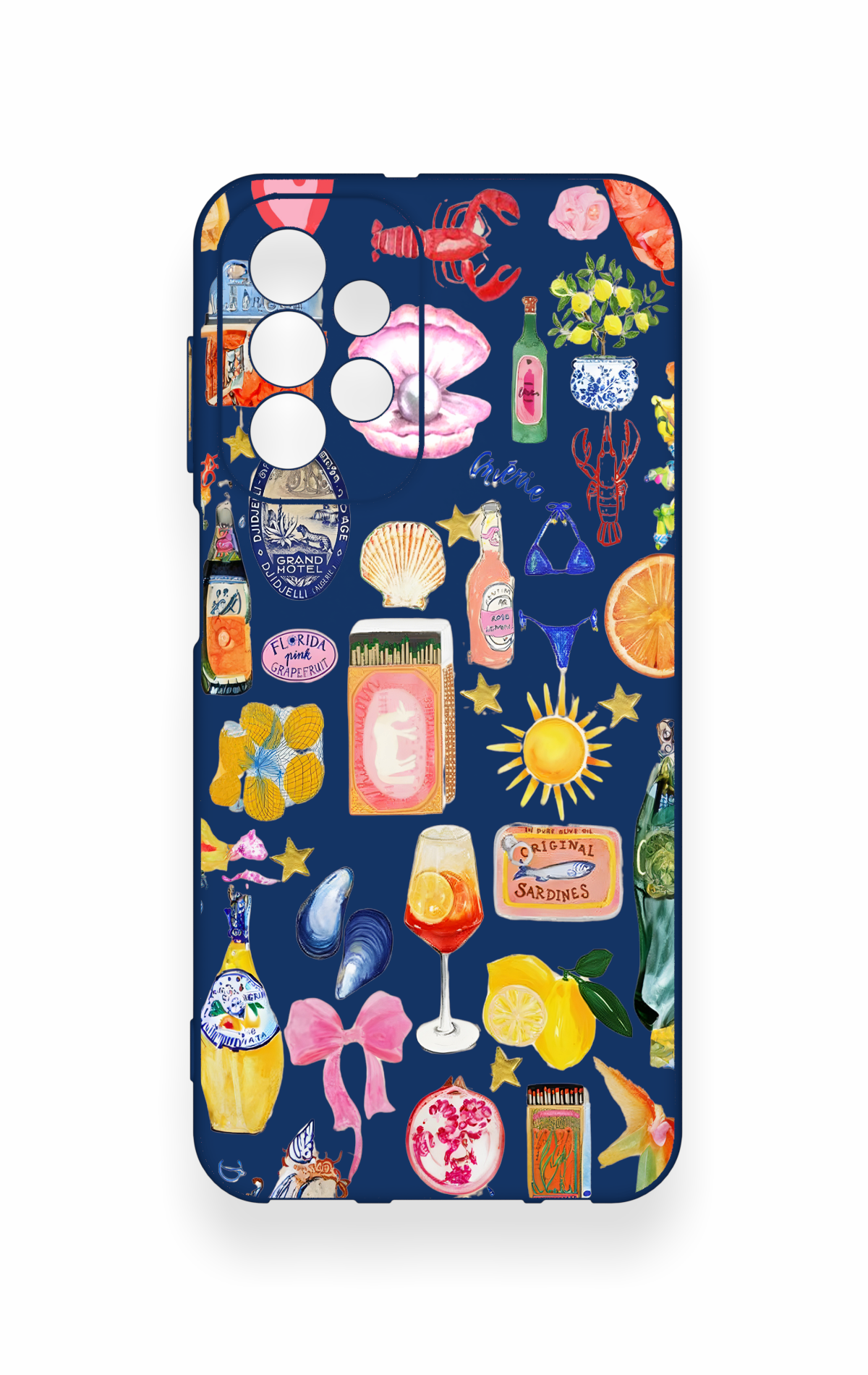 Samsung A23 Uyumlu Summer Desenli Silikon Kılıf