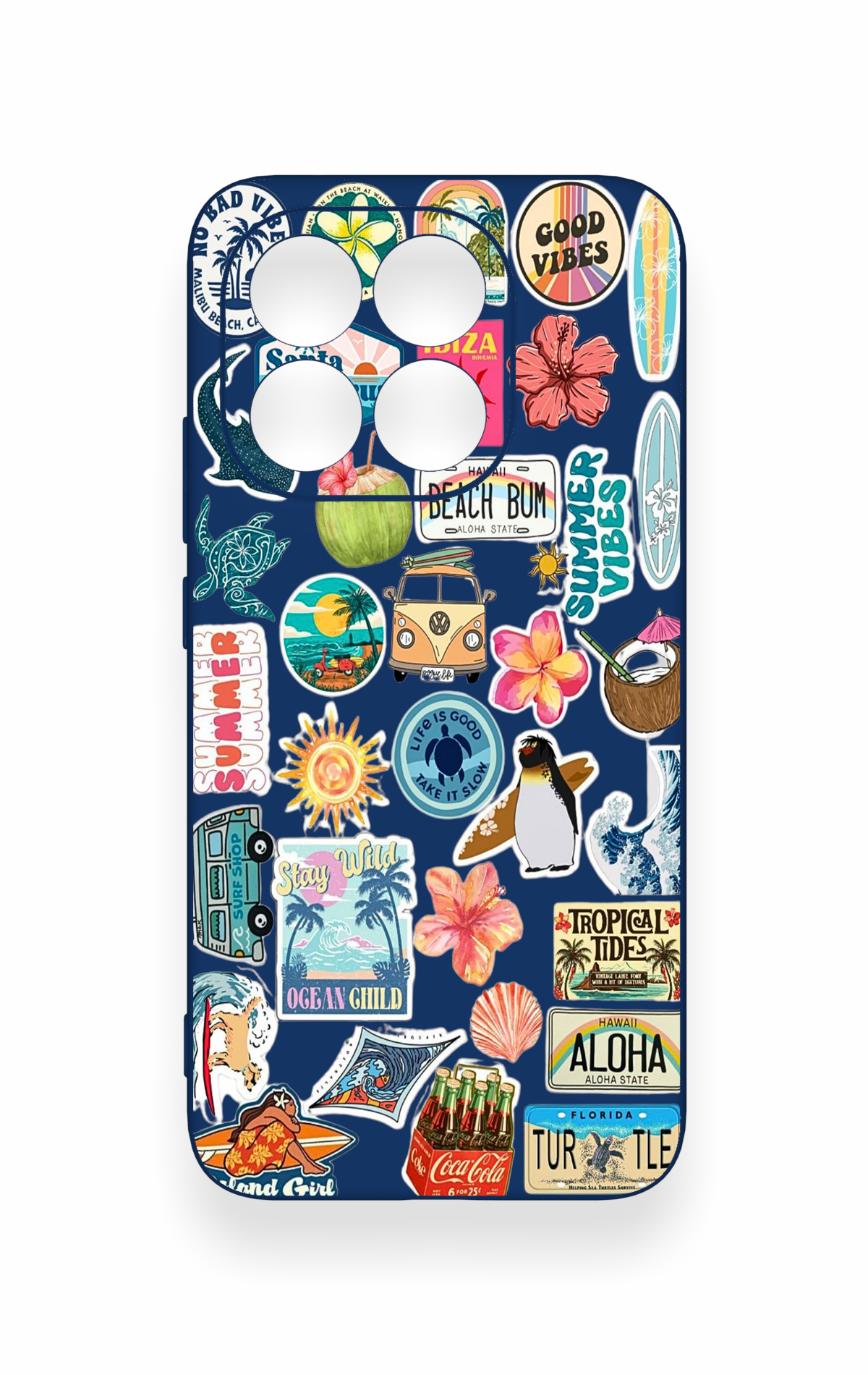 Mi 15T 5G Uyumlu Summer Vibes Desenli Silikon Kılıf