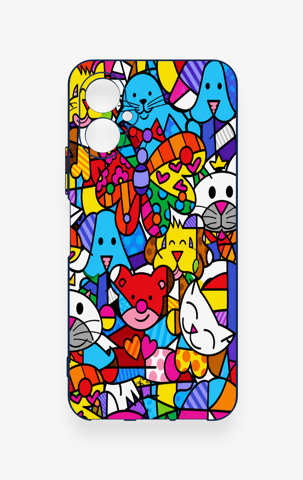 Omix X5 Uyumlu Britto Garden Desenli Silikon Kılıf