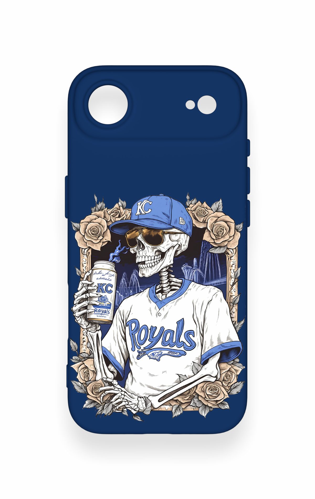iPhone 17 Air Uyumlu Royals Desenli Silikon Kılıf