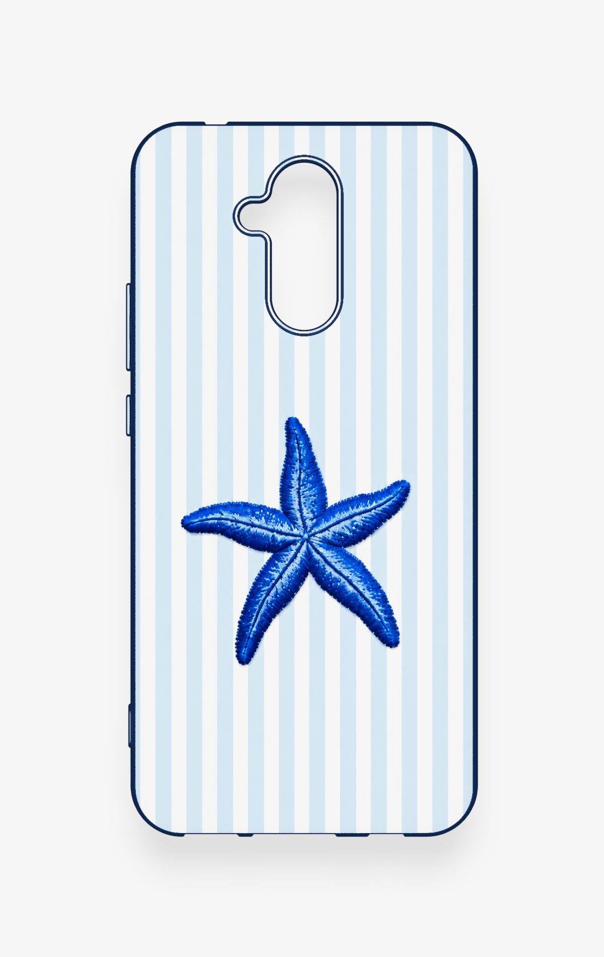 Huawei Mate 20 Lite Uyumlu Mavi Deniz Yıldızı Desenli Silikon Kılıf