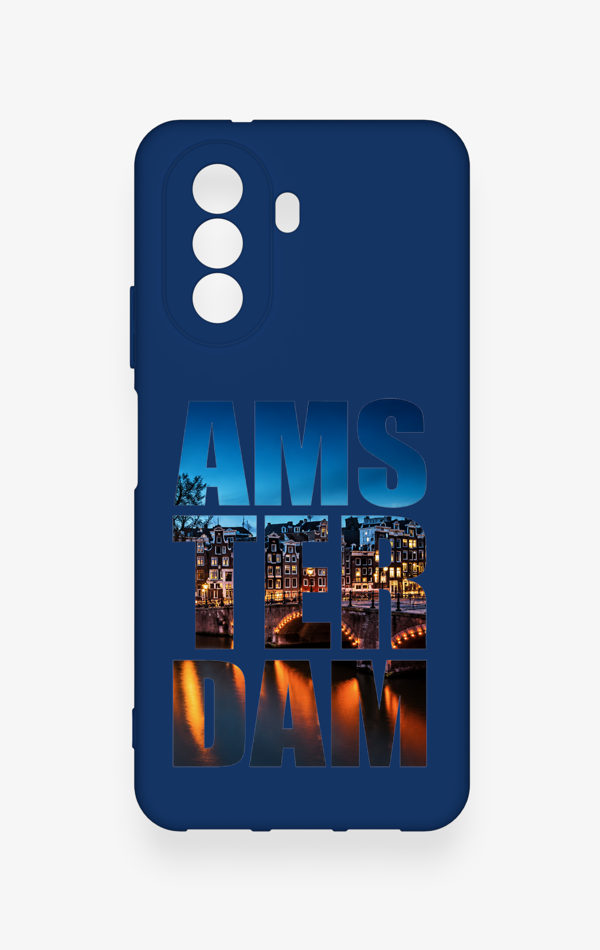 Huawei Nova Y70 Uyumlu Amsterdam Desenli Silikon Kılıf