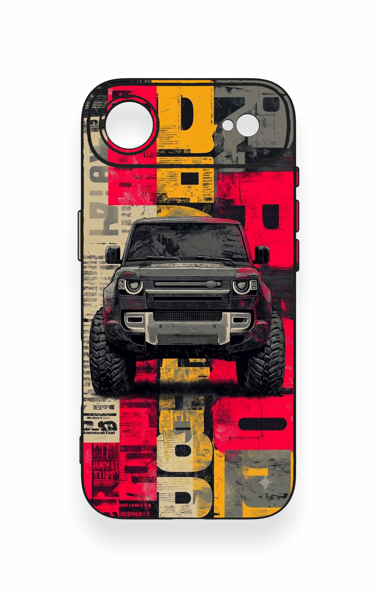 iPhone 17 Air Uyumlu Defender Truck Desenli Silikon Kılıf