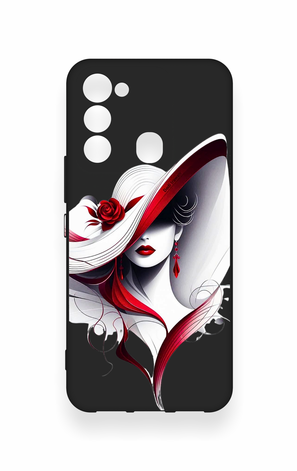 Tecno Spark 8C Uyumlu Matmazel Desenli Silikon Kılıf