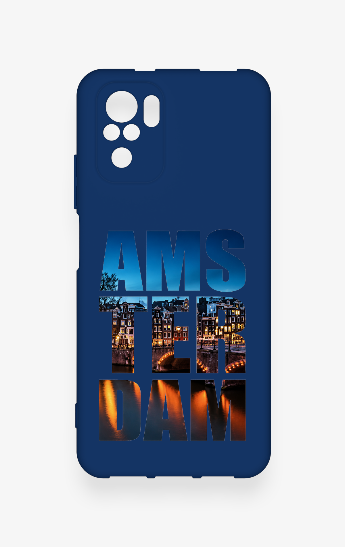 Redmi Note 10-10S Uyumlu Amsterdam Desenli Silikon Kılıf