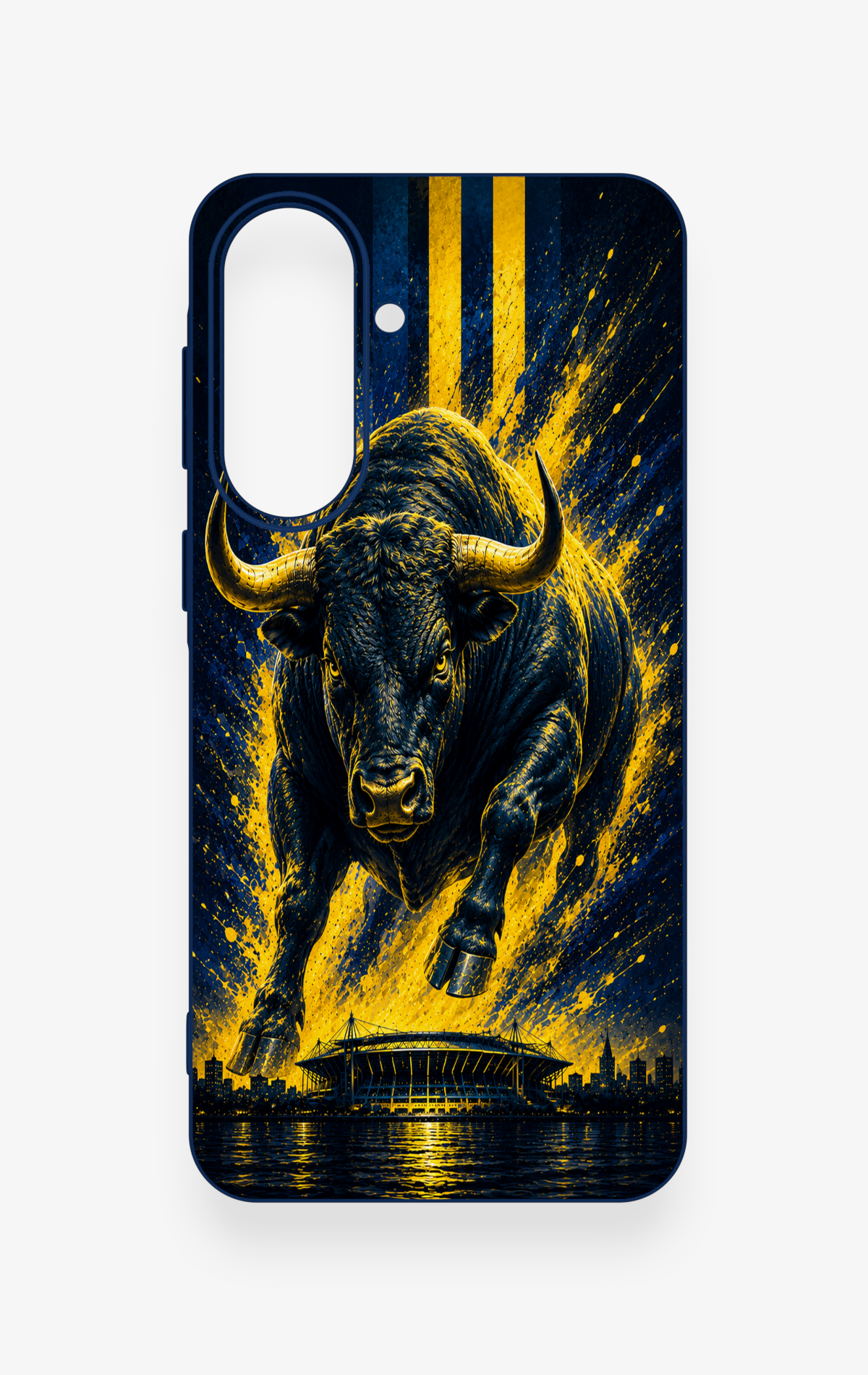 Samsung A57 Uyumlu Kadiköy Boğası Desenli Silikon Kılıf