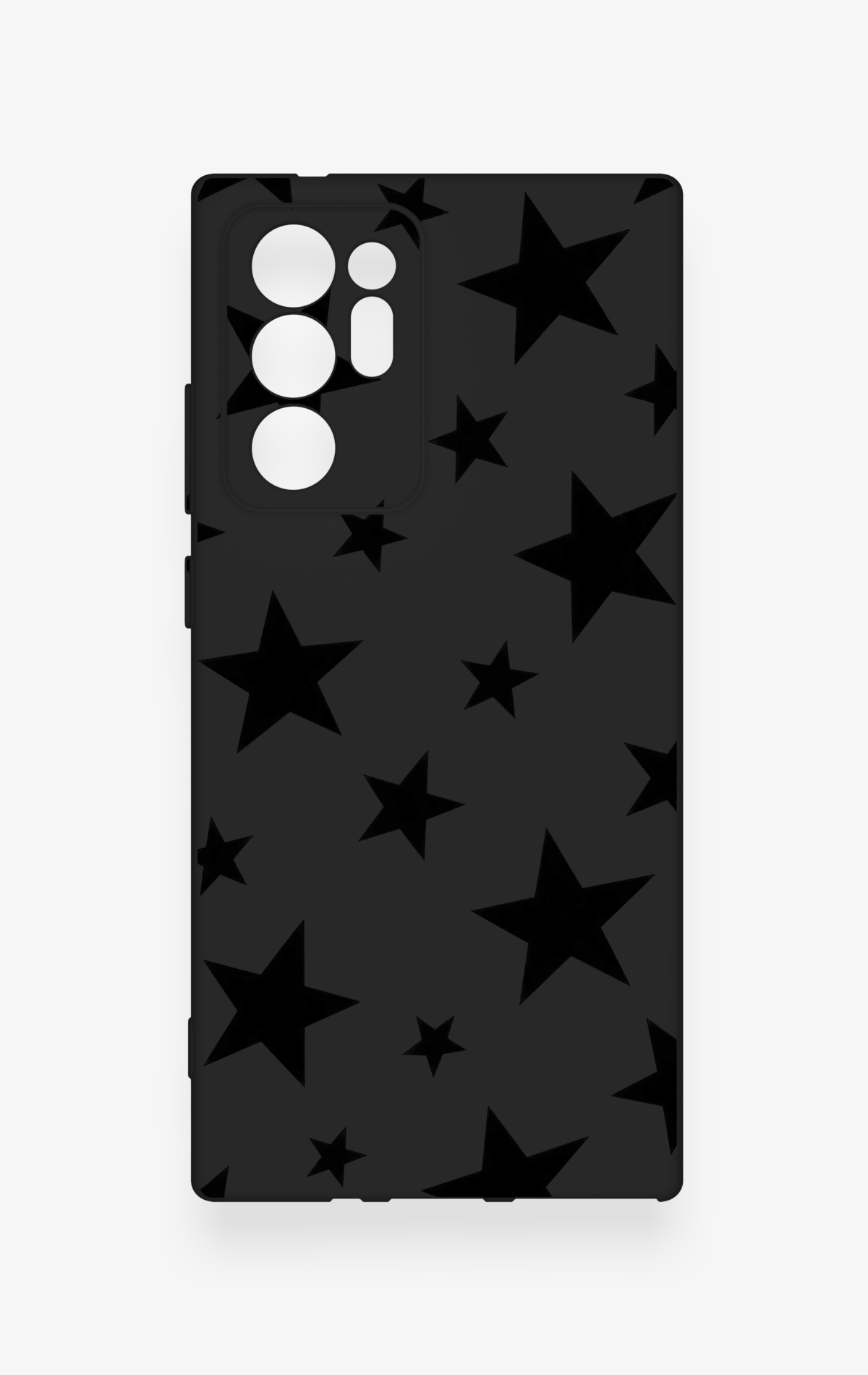 Samsung Note 20 Ultra Uyumlu Siyah Star Desenli Silikon Kılıf