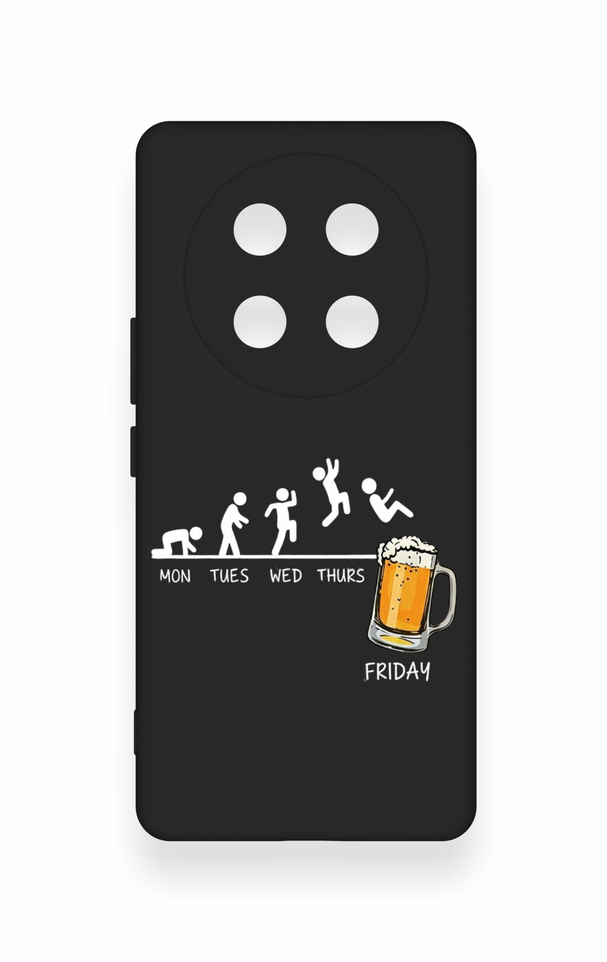 Honor Magic 7 Lite 5G Uyumlu Fun Day Friday Desenli Silikon Kılıf