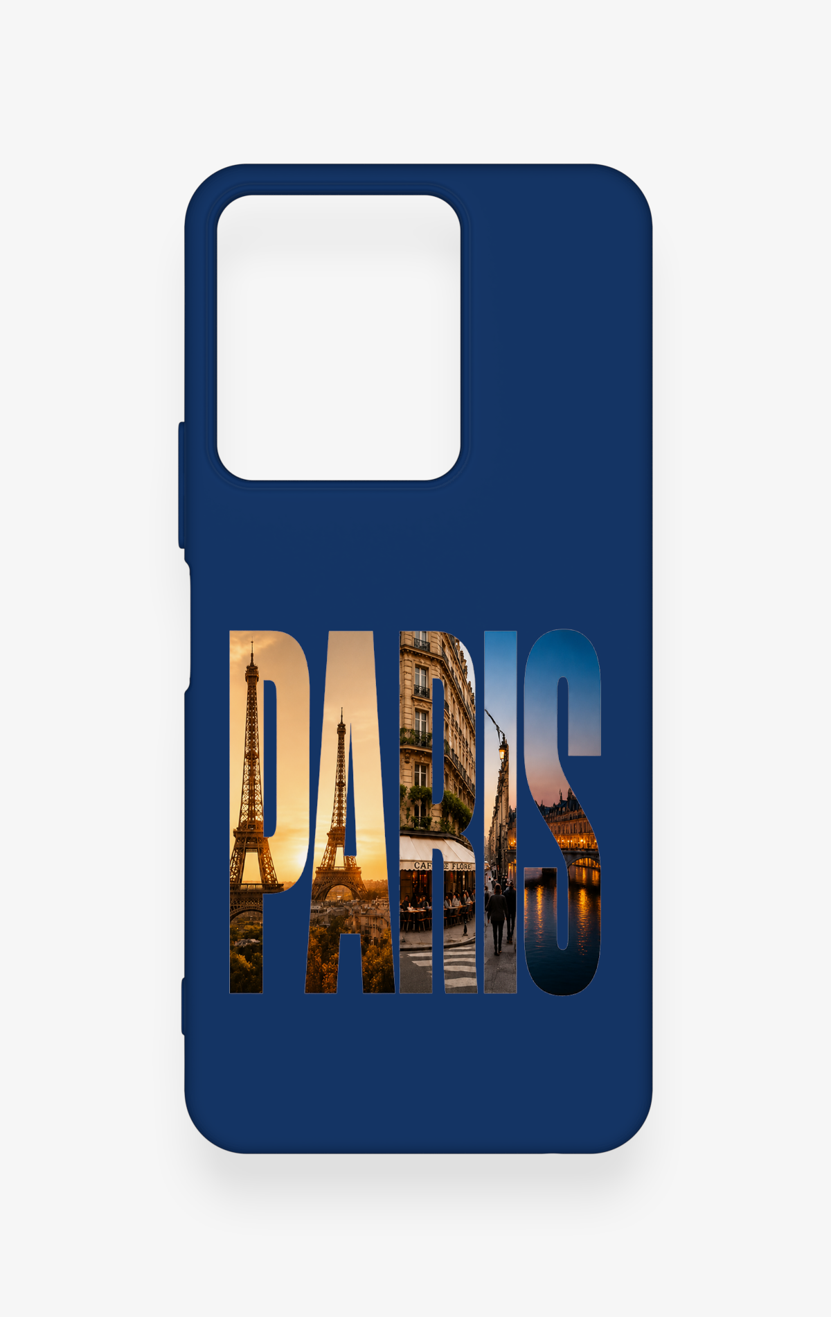 Vivo Y35 Uyumlu Paris Desenli Silikon Kılıf