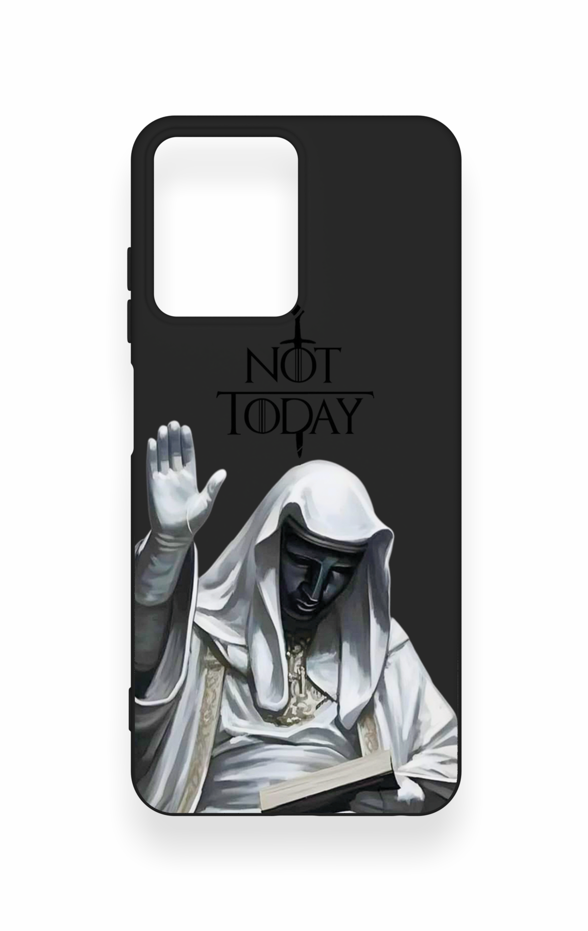 Casper Via M40 Uyumlu Not Today Desenli Silikon Kılıf