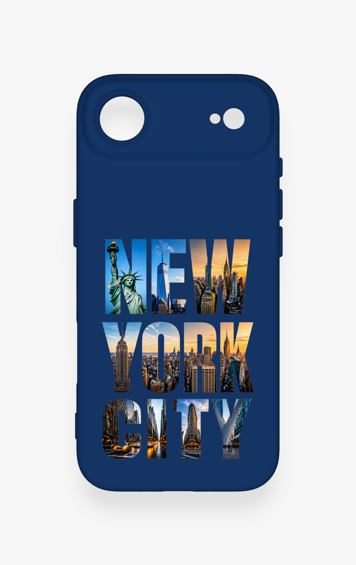 iPhone 17 Air Uyumlu New York City Desenli Silikon Kılıf