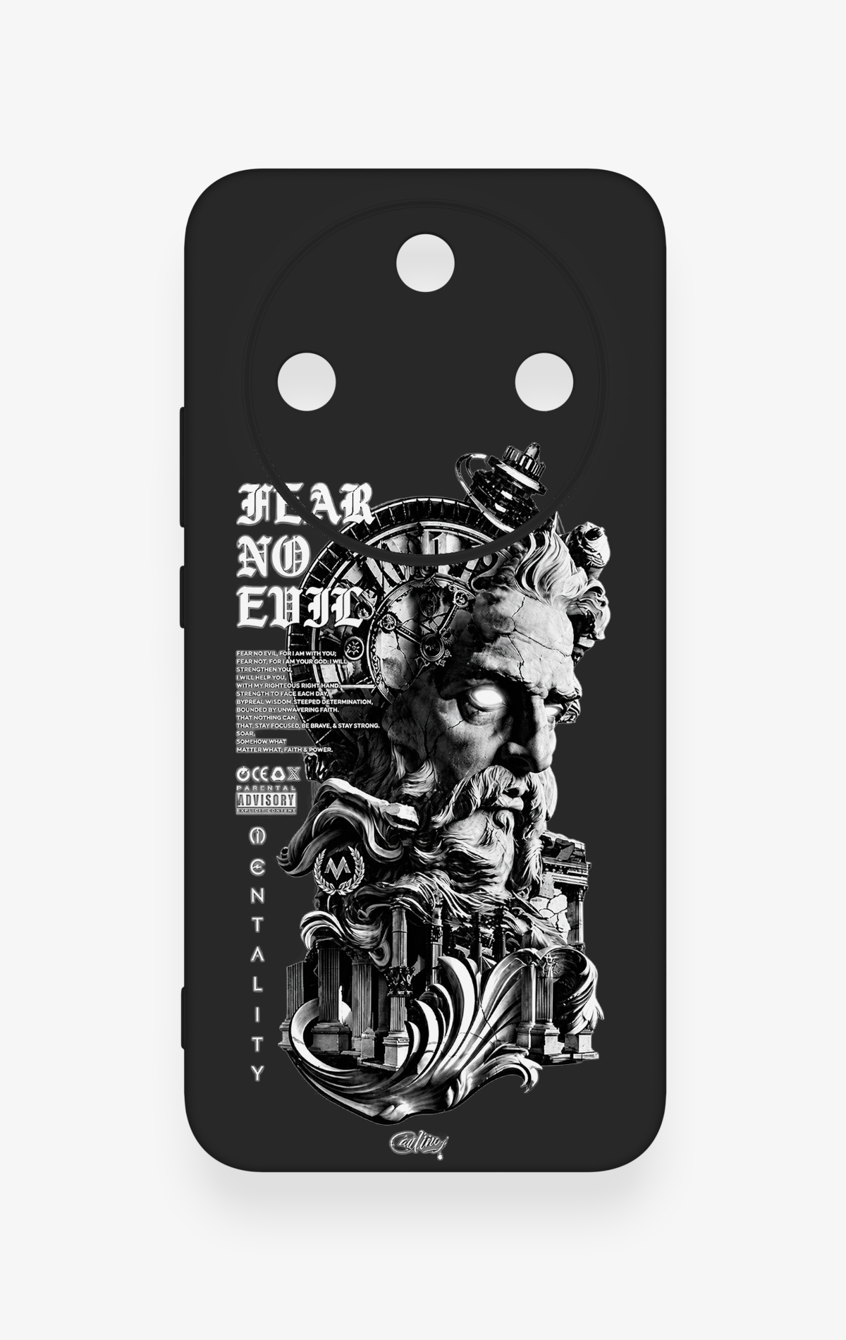 Honor Magic 8 Lite Uyumlu Fear No Evil Desenli Silikon Kılıf