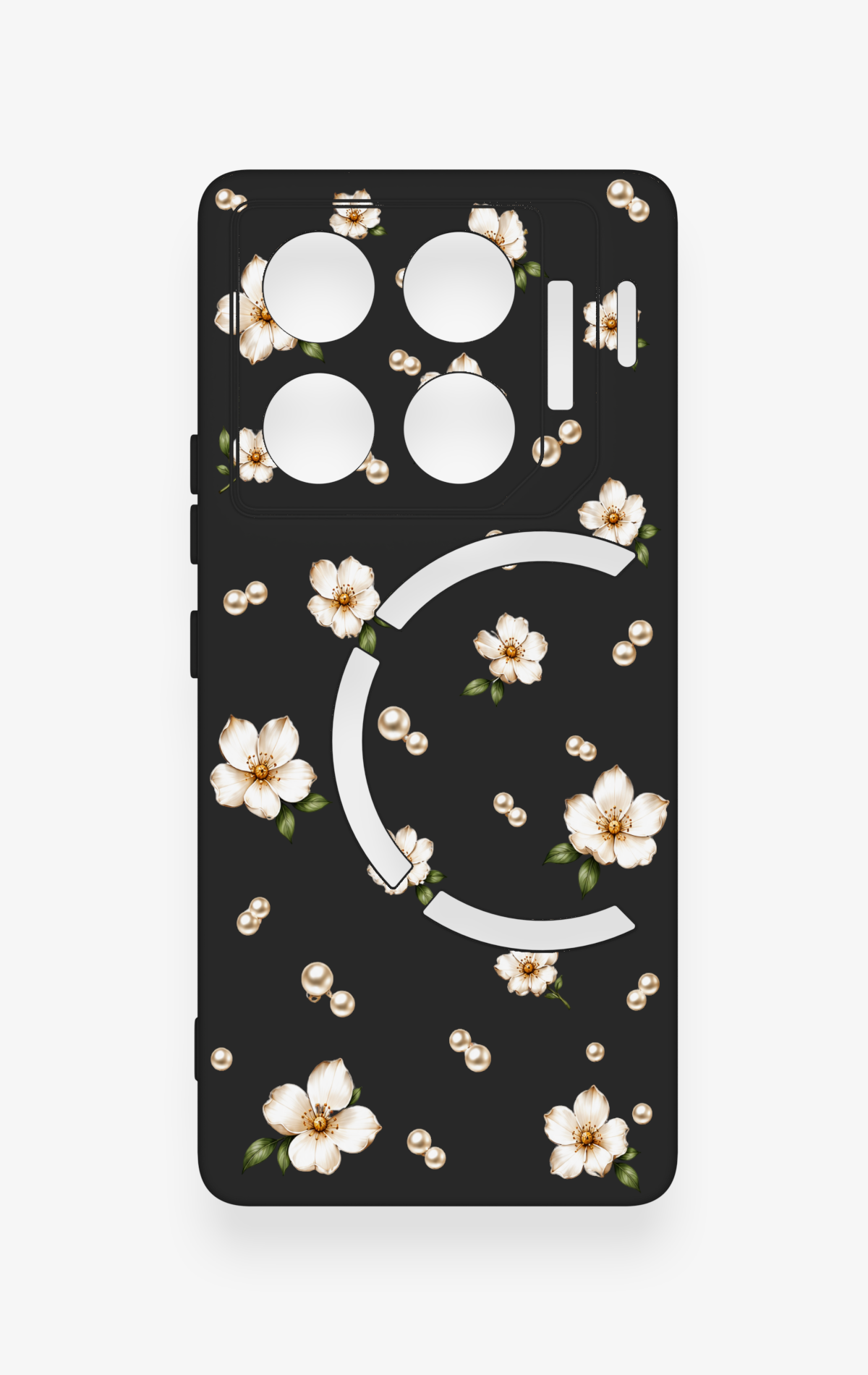 İnfinix Gt 20 Pro Uyumlu İnci Papatya Desenli Silikon Kılıf