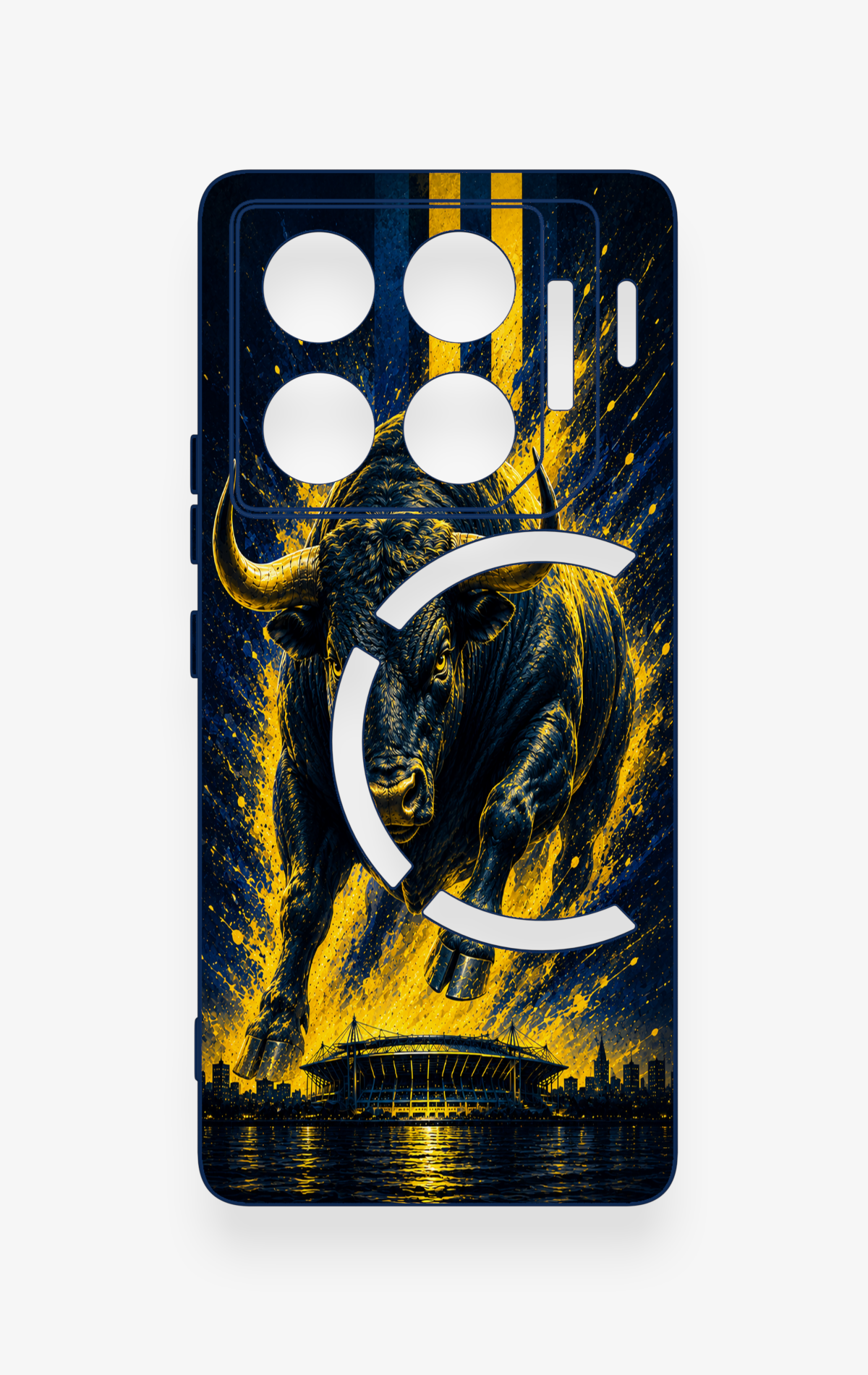 İnfinix Gt 20 Pro Uyumlu Kadiköy Boğası Desenli Silikon Kılıf