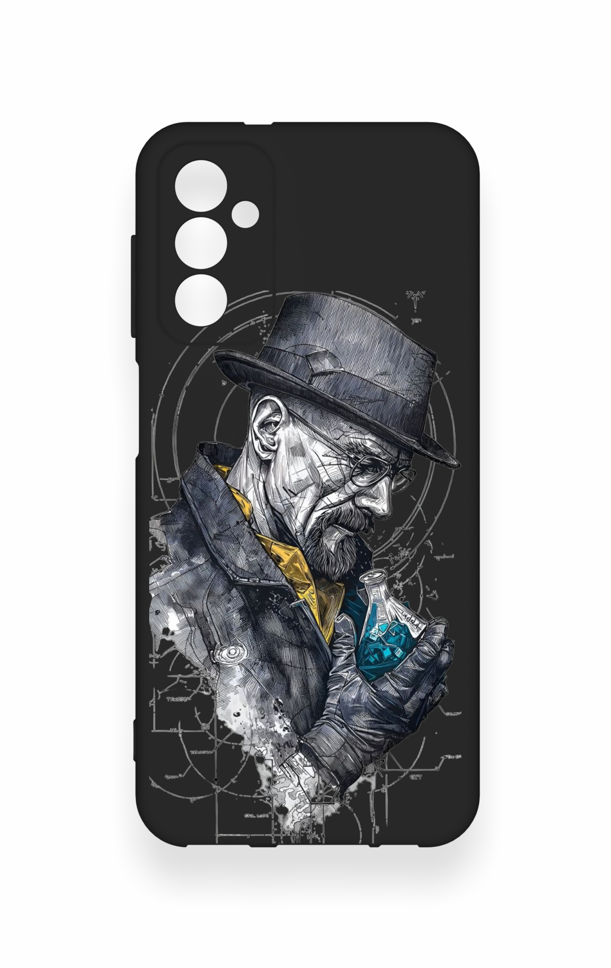 Samsung M13 Uyumlu Walter White Desenli Silikon Kılıf