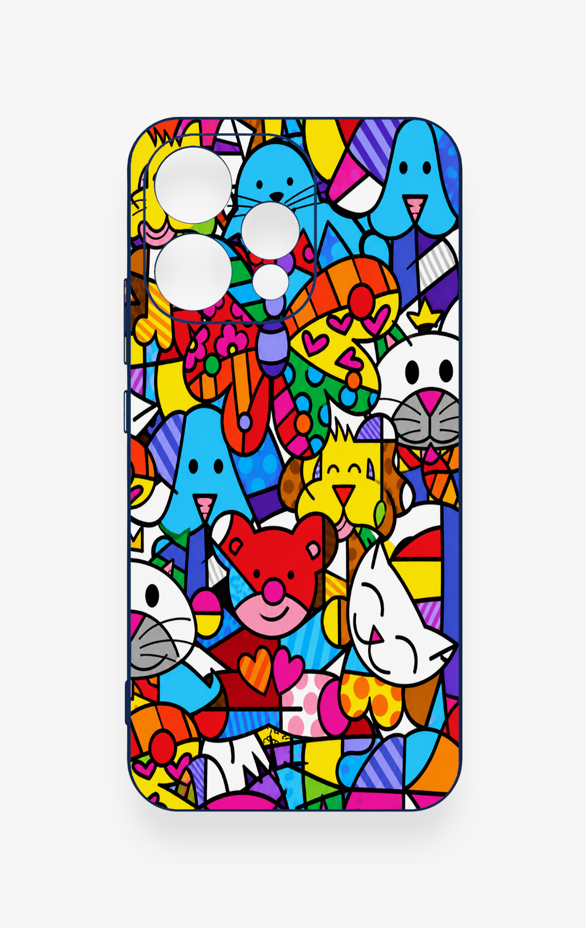 Oppo Reno 15 5G Uyumlu Britto Garden Desenli Silikon Kılıf
