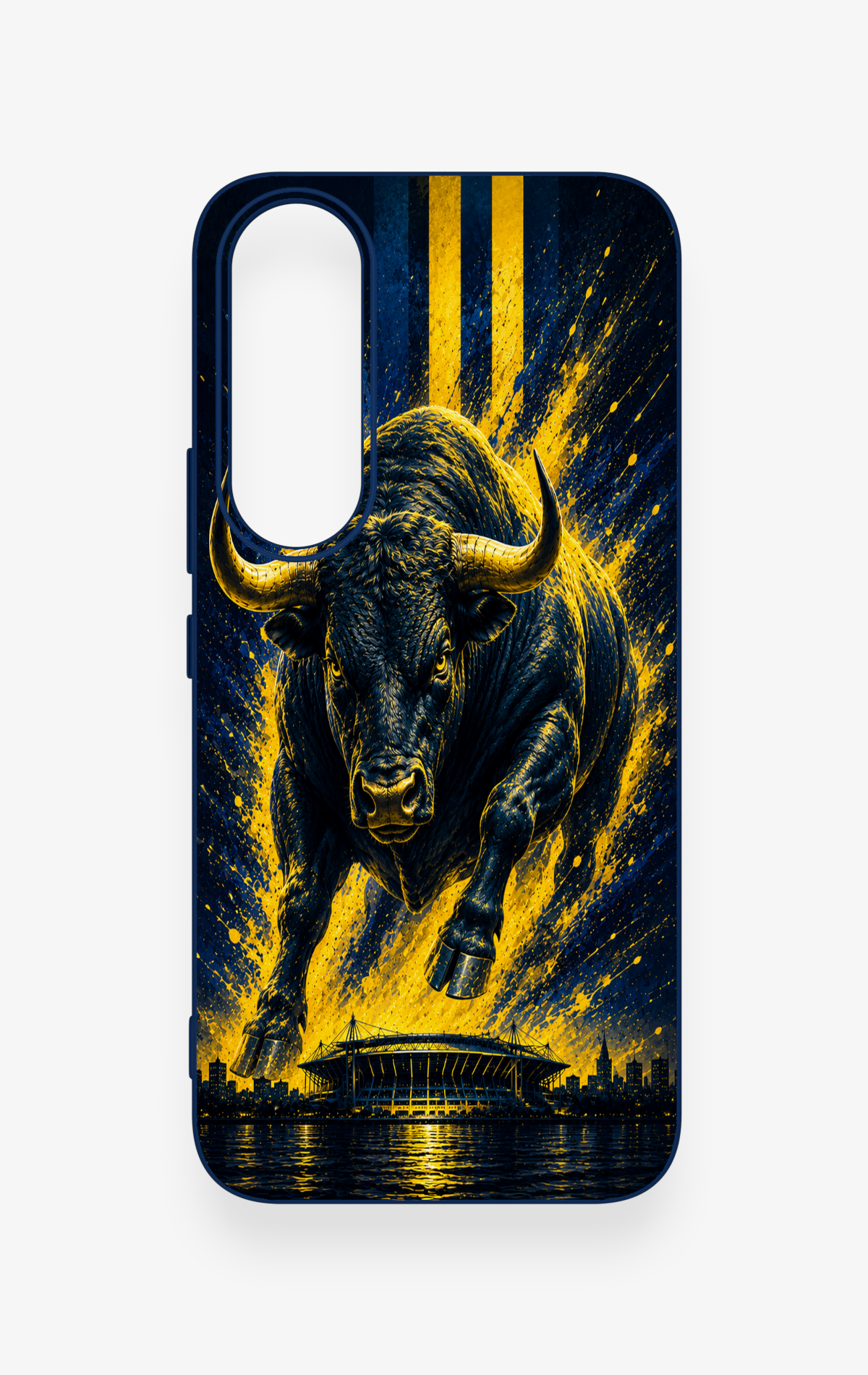 Vivo V70 FE 5G Uyumlu Kadiköy Boğası Desenli Silikon Kılıf