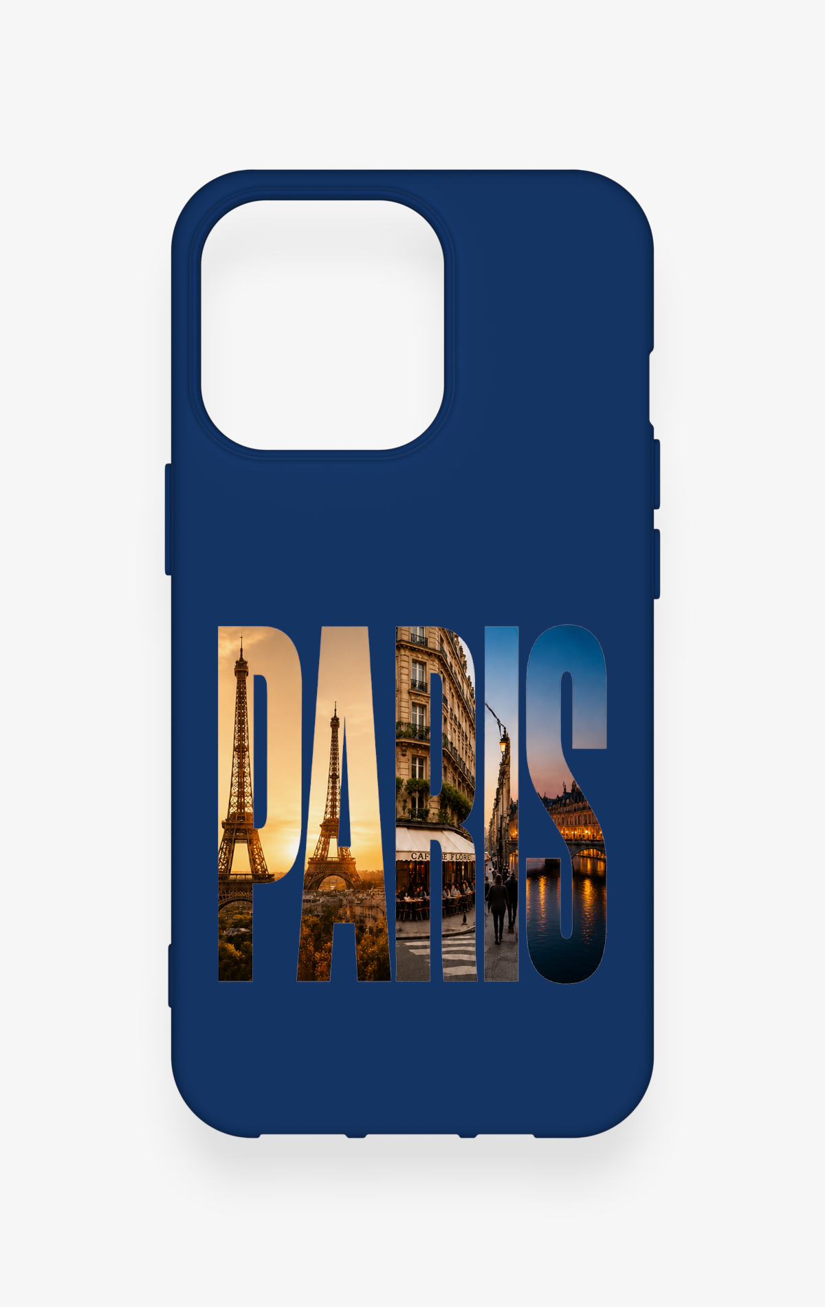 iPhone 13 Pro Uyumlu Paris Desenli Silikon Kılıf