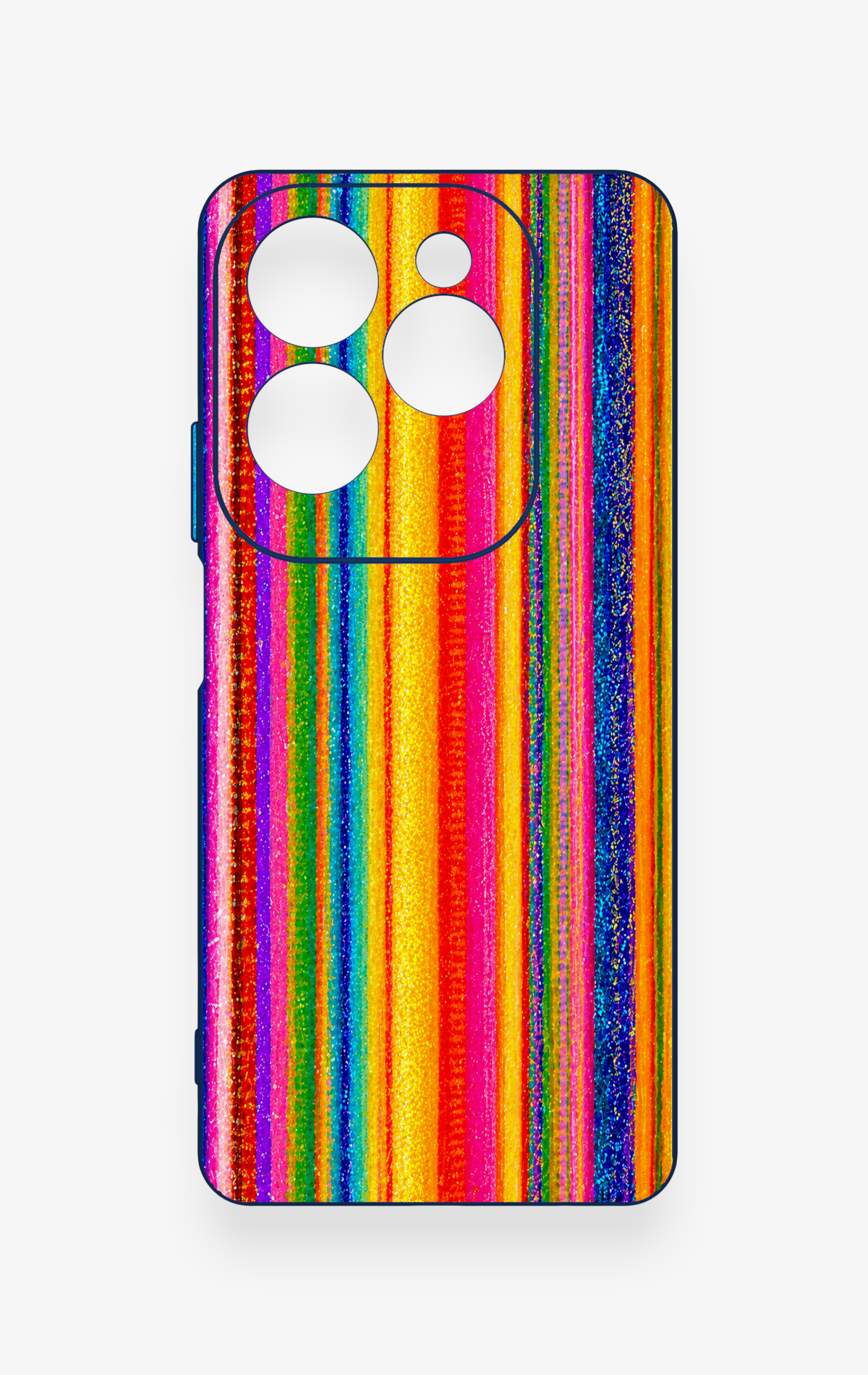 İnfinix Hot 40 Pro Uyumlu Rengarenk Desenli Silikon Kılıf