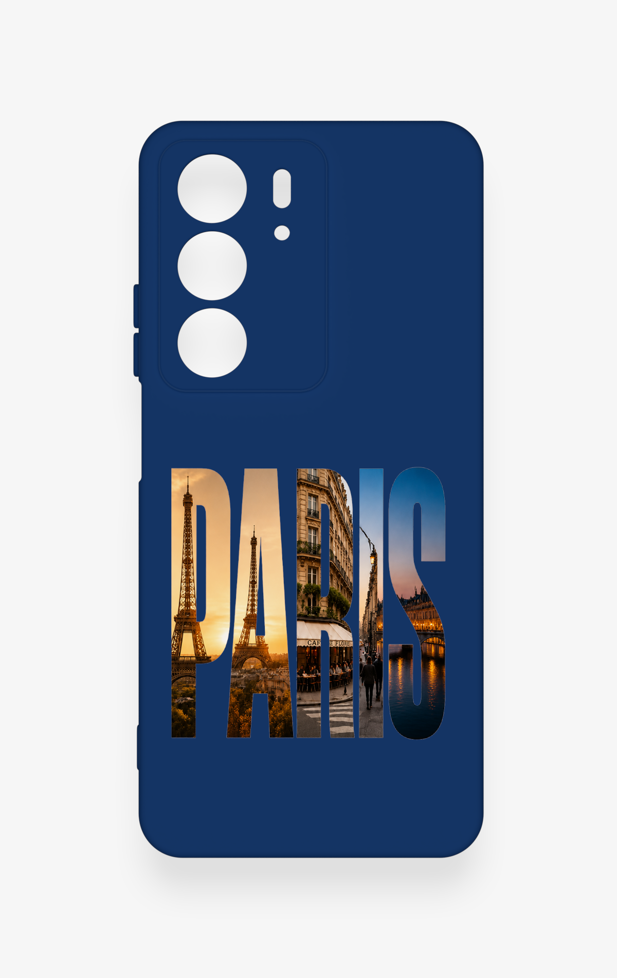 Realme C75 Uyumlu Paris Desenli Silikon Kılıf
