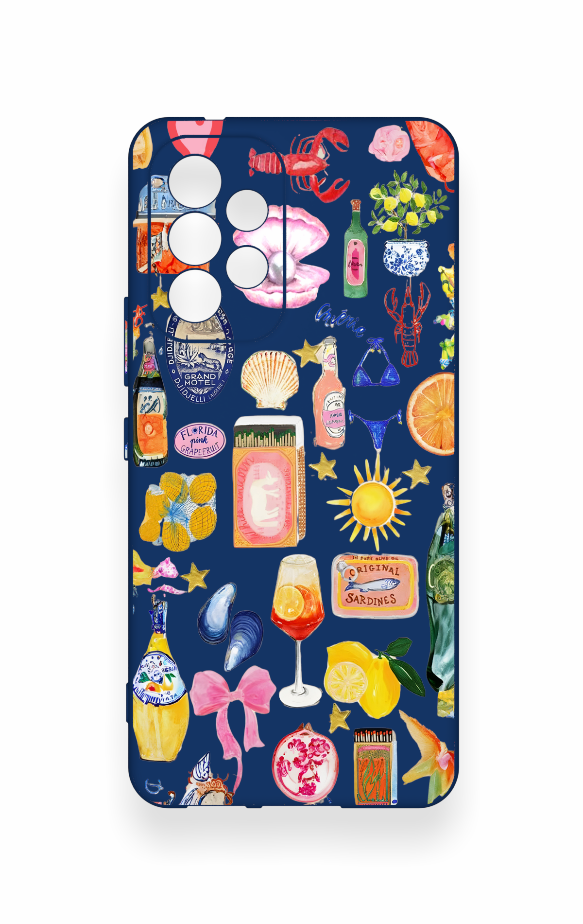 Samsung A53 Uyumlu Summer Desenli Silikon Kılıf