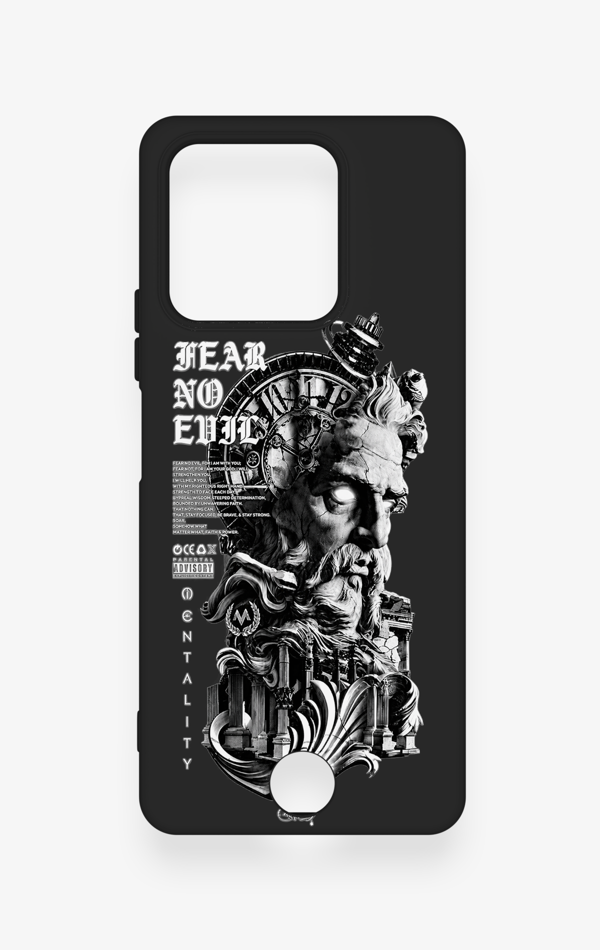 Reeder S71 Uyumlu Fear No Evil Desenli Silikon Kılıf