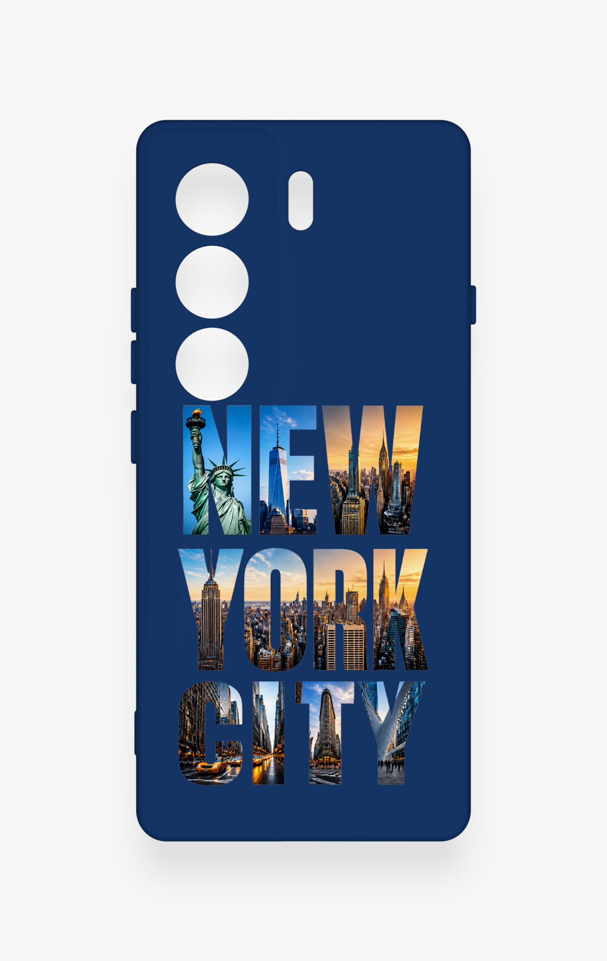 Tecno Camon 40 4G Uyumlu New York City Desenli Silikon Kılıf