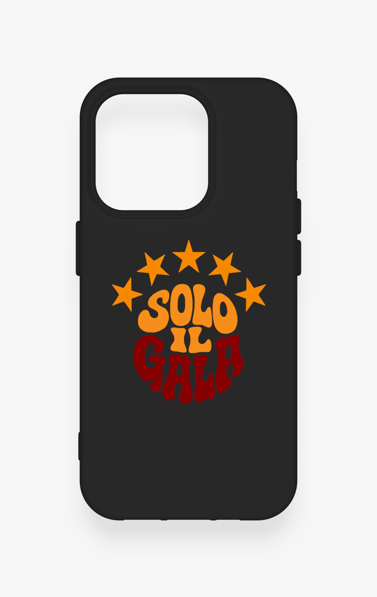 iPhone 15 Pro Uyumlu Solo IL Gala Desenli Silikon Kılıf