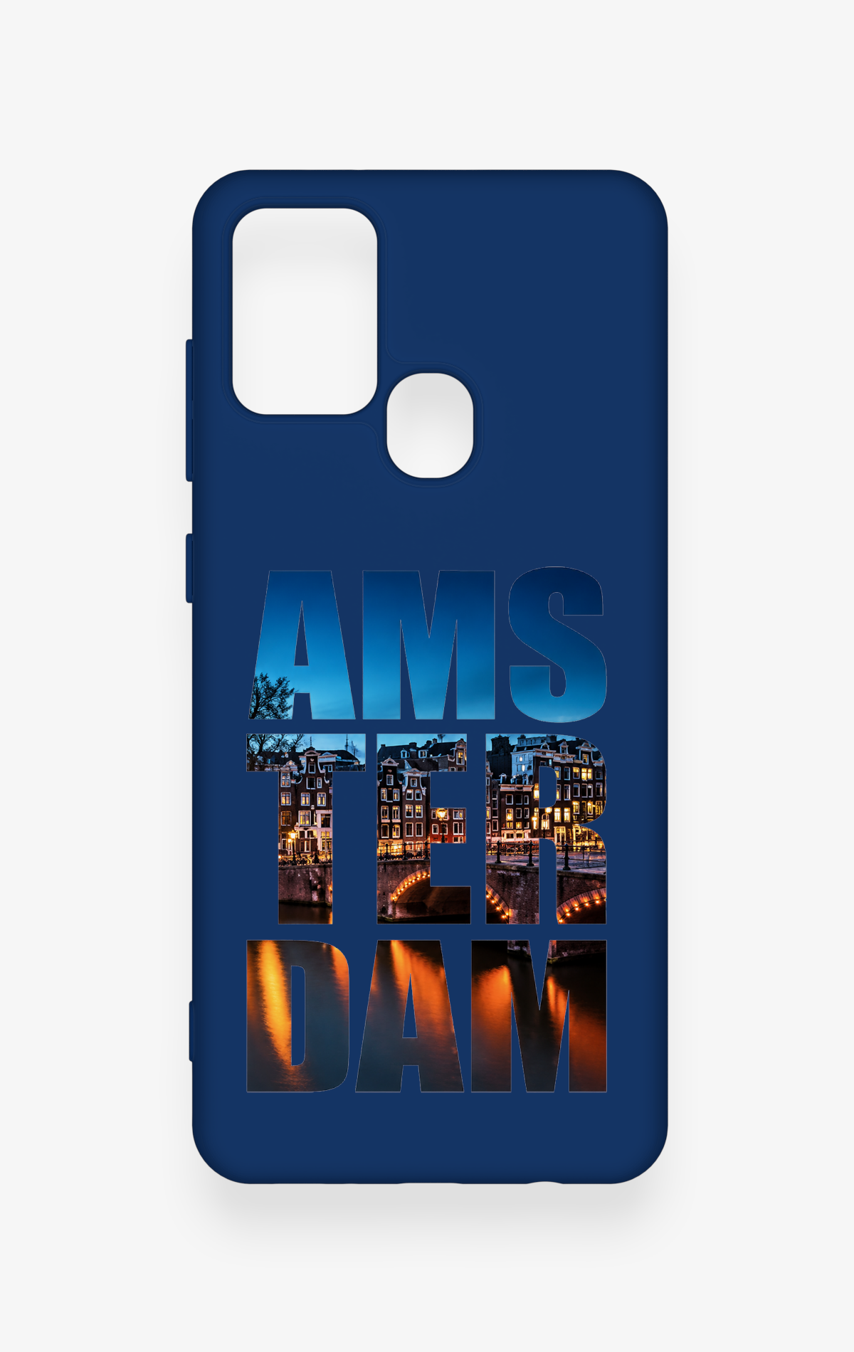 Samsung A21S Uyumlu Amsterdam Desenli Silikon Kılıf