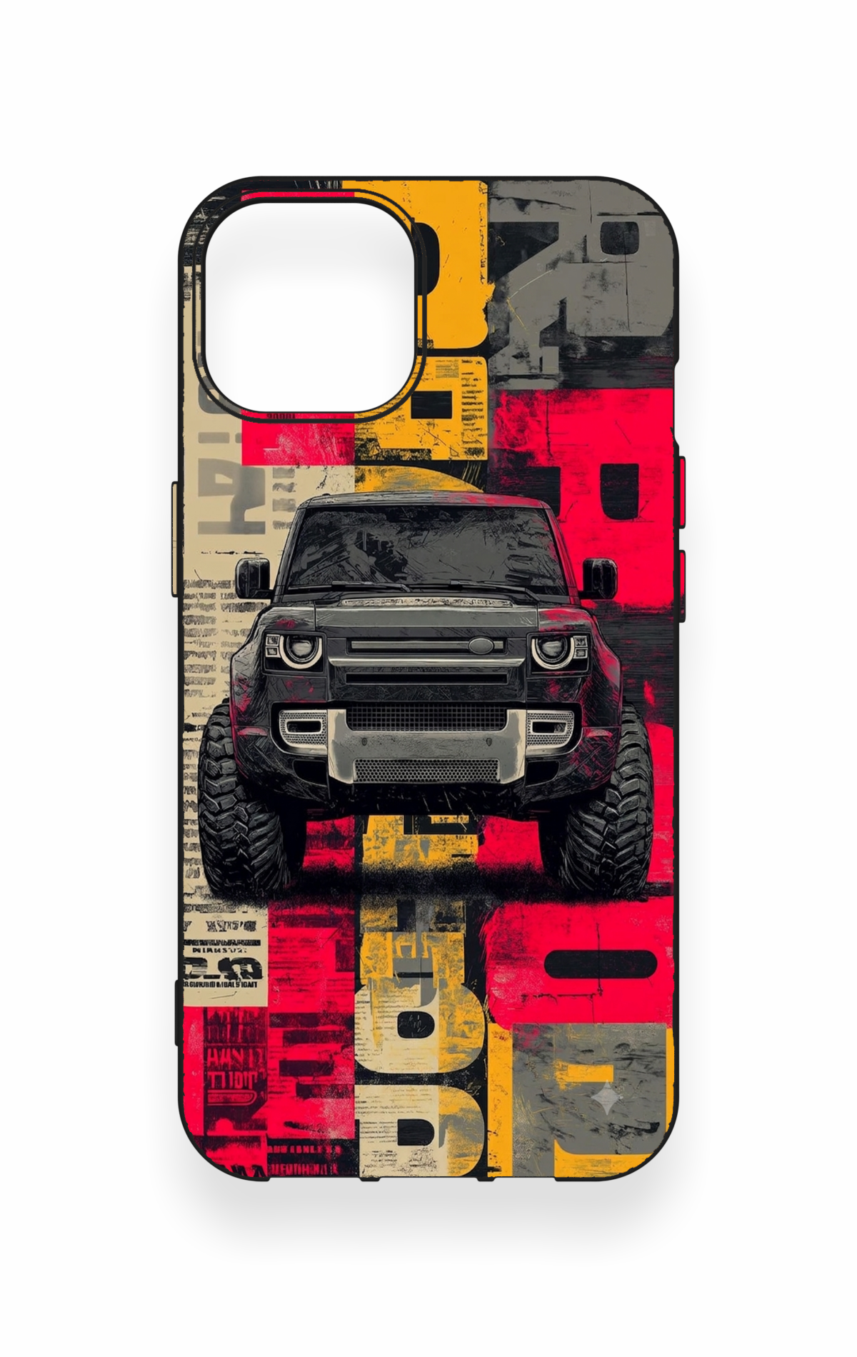 iPhone 14 Uyumlu Defender Truck Desenli Silikon Kılıf