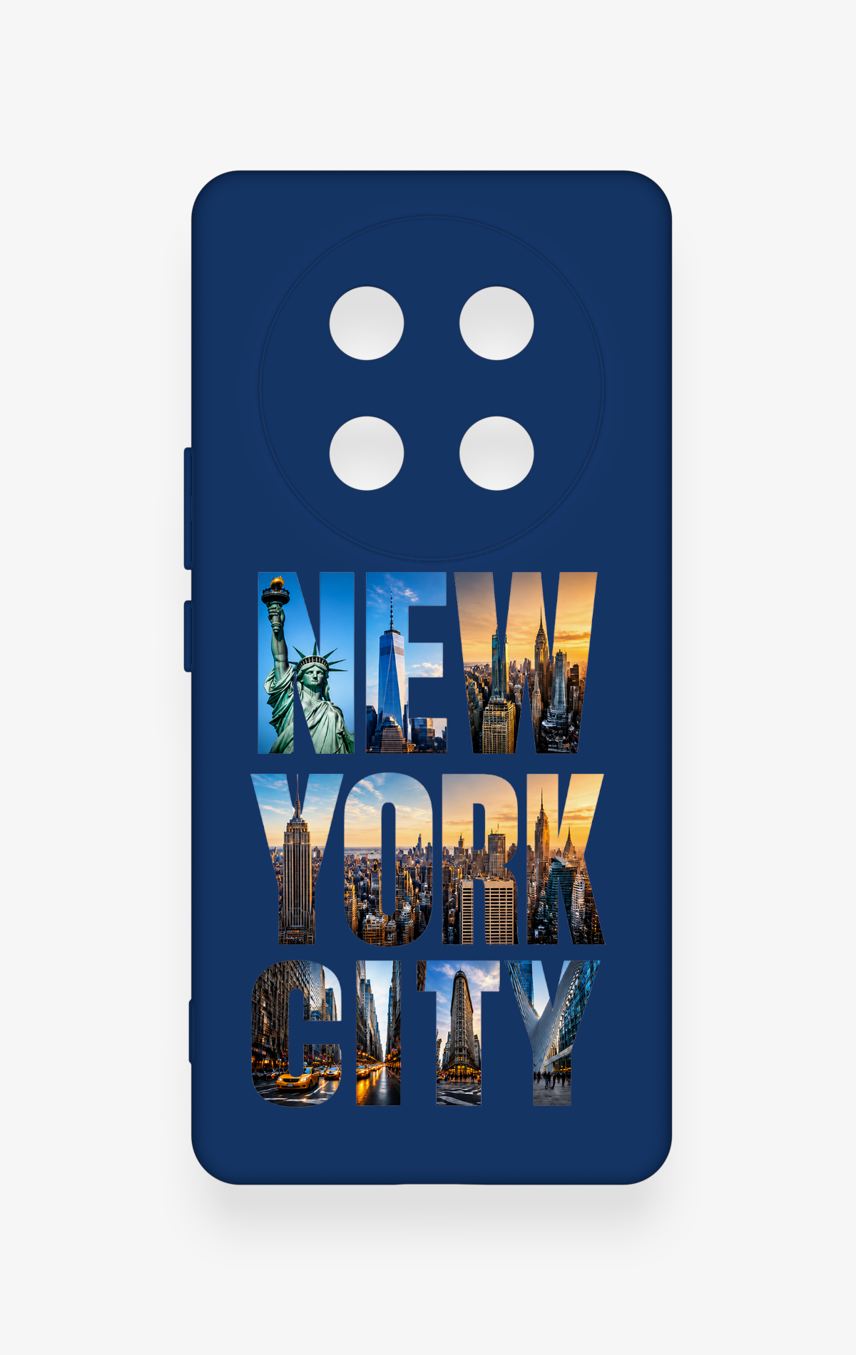 Honor Magic 7 Lite 5G Uyumlu New York City Desenli Silikon Kılıf