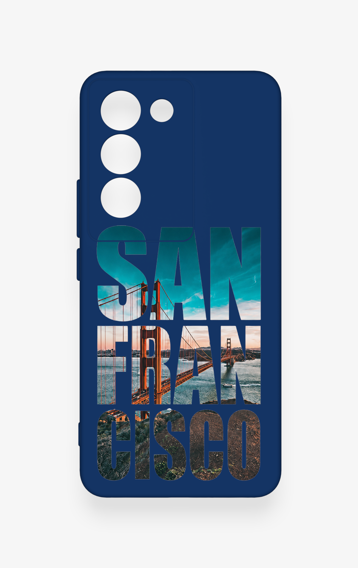 Vivo V30 Lite Uyumlu San Francisco Desenli Silikon Kılıf