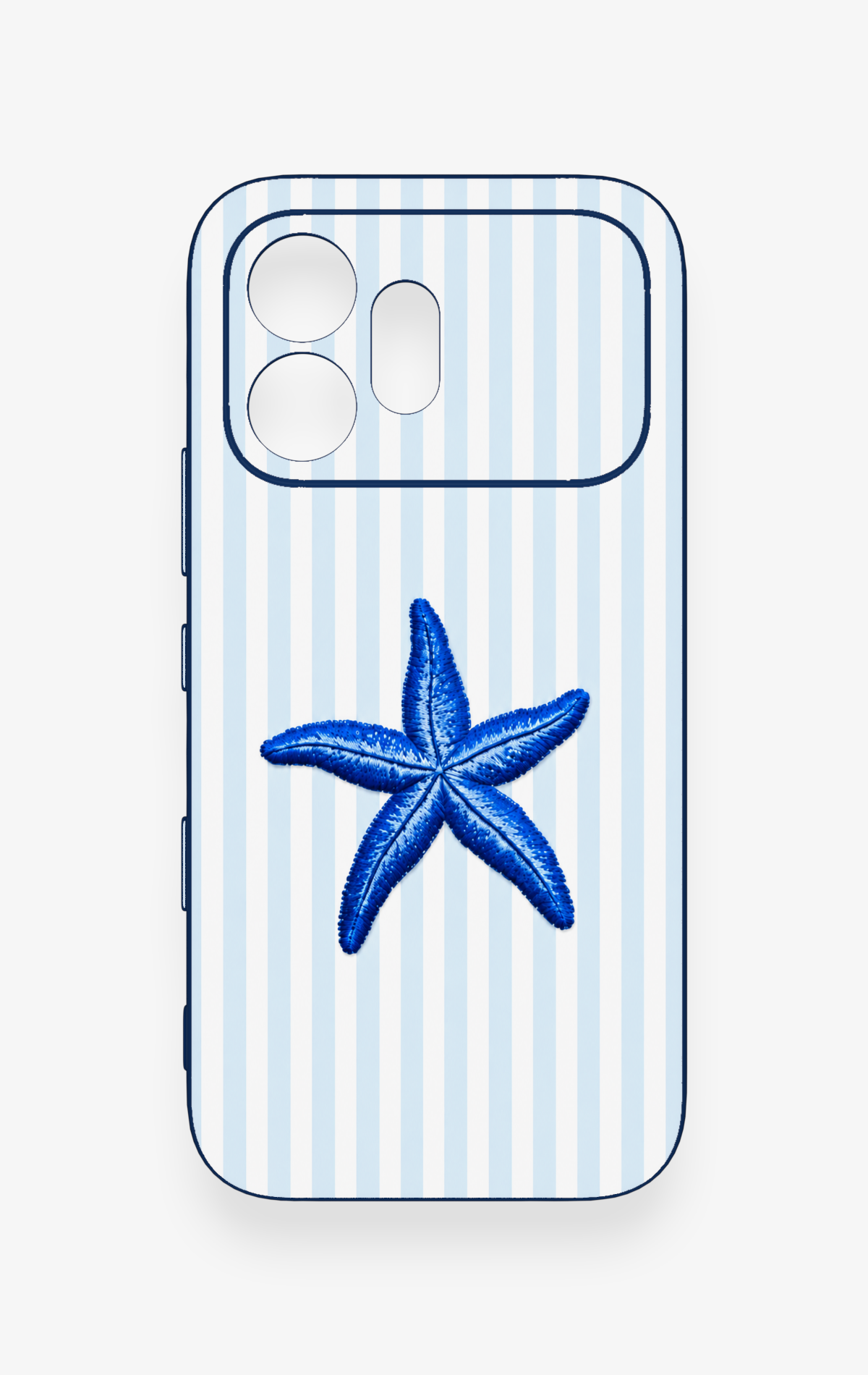 Honor 600 Uyumlu Mavi Deniz Yıldızı Desenli Silikon Kılıf